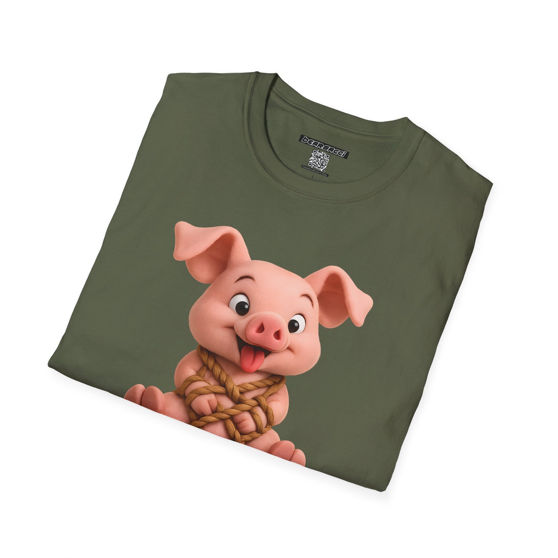 SlutPride® X Dominion®: Hog Tied (Rope Piggy)│ Softsyle T-shirt
