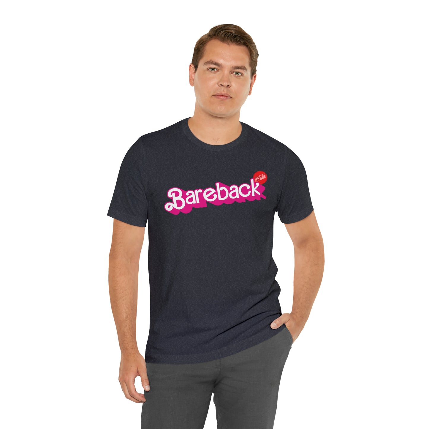 Bearbie™ X Slutpride™: Bareback Logo │Premium Jersey T-shirt