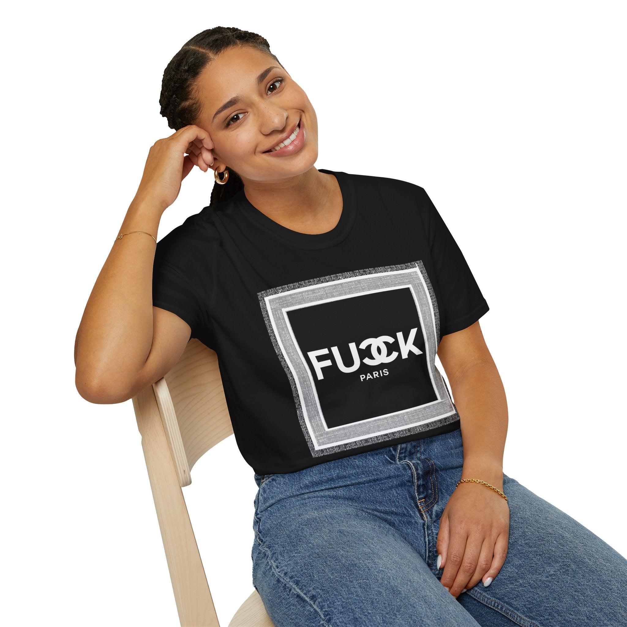 Fake Designer™: Fuck Paris│ Softsyle T-shirt