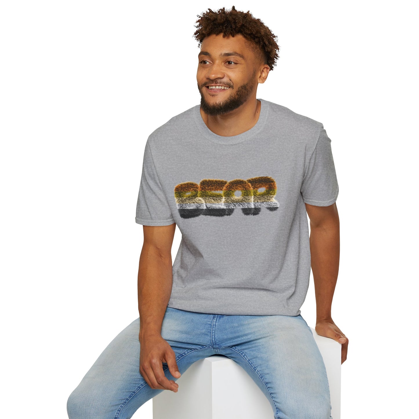 SlutPride™: Fuzzy Bear Flag│ Softsyle T-shirt