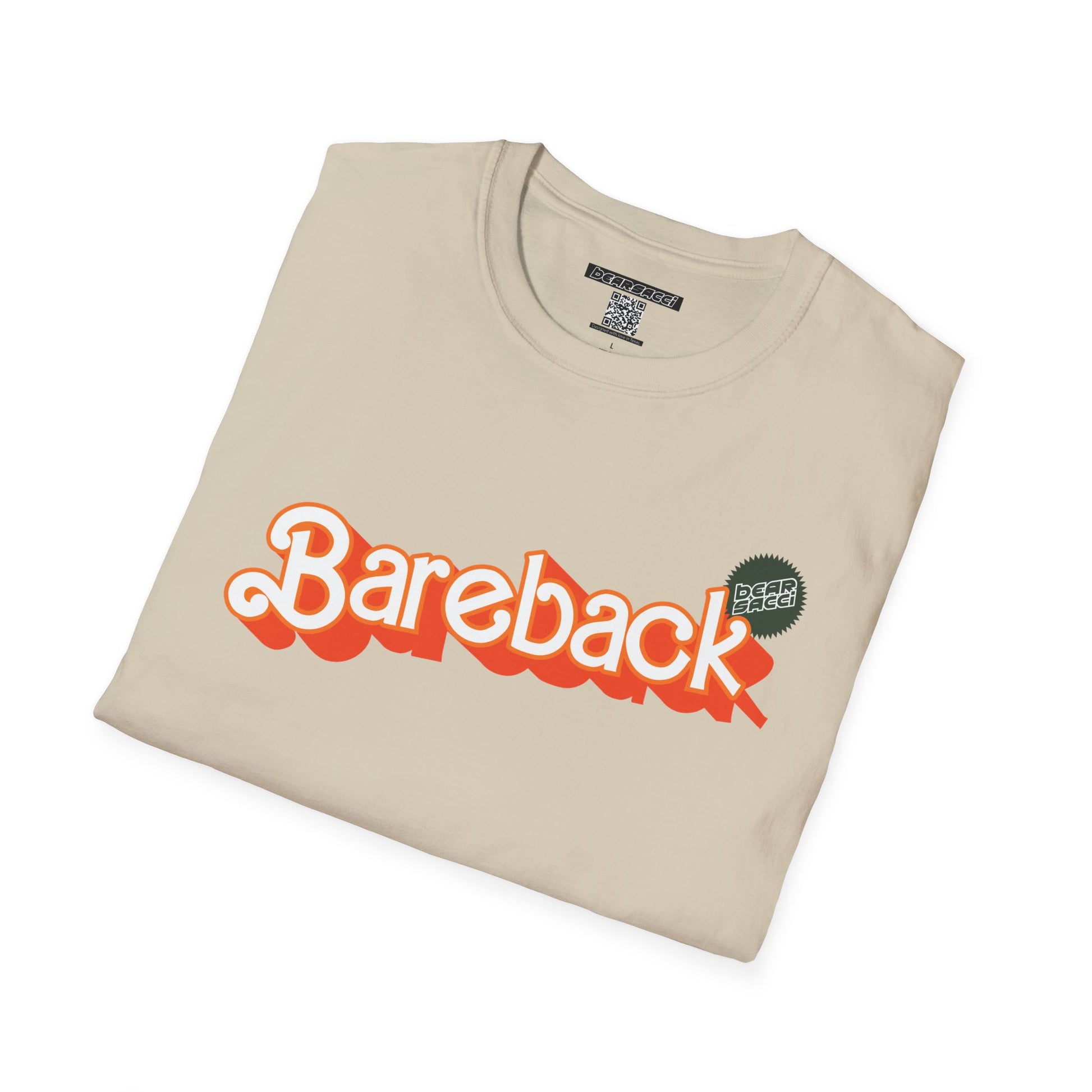 Bearbie® X Slutpride®: Bareback Logo (Hunter) │Softsyle T-shirt