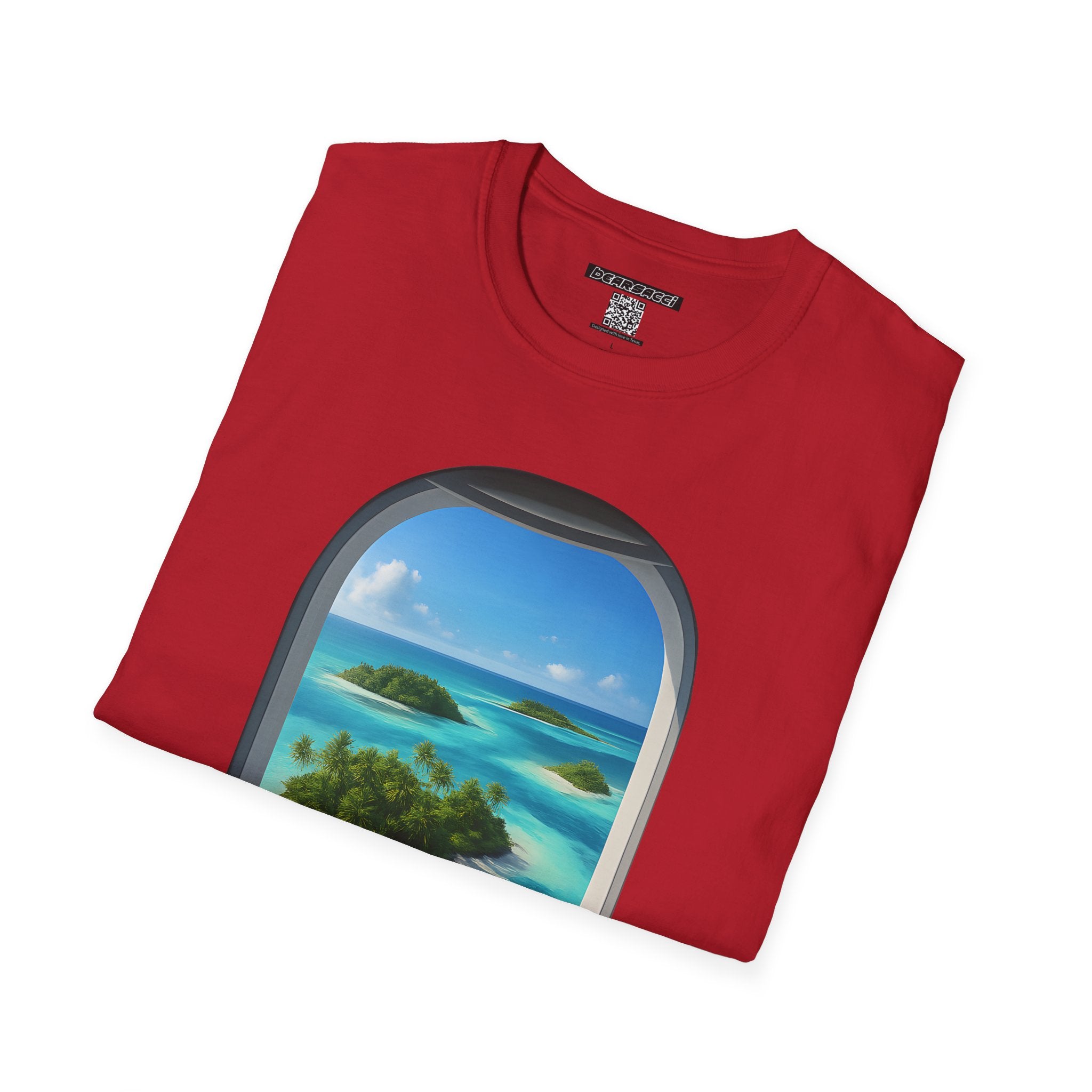 HyperPop™ X Wanderlust™ X FakeDesigner™: Window Seat Porthole Fantasy │ Softsyle T-shirt