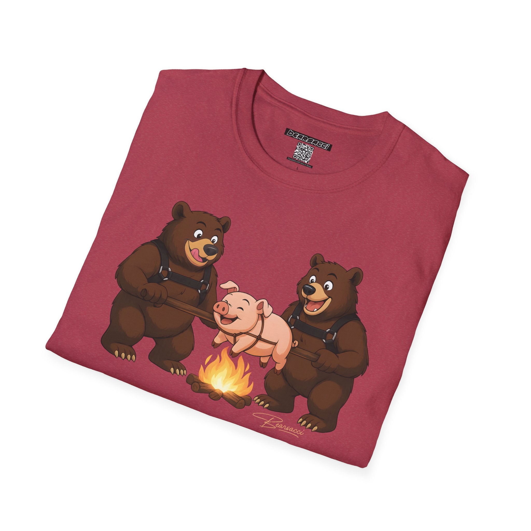 Bearmart®: Spit Roast Pig │Softsyle T-shirt