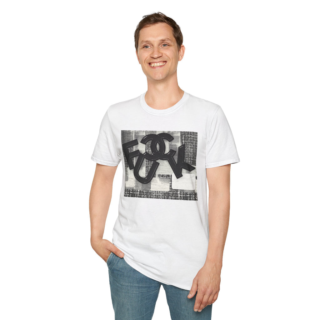 Fake Designer™: Tweed Patchwork Fuck│ Softsyle T-shirt