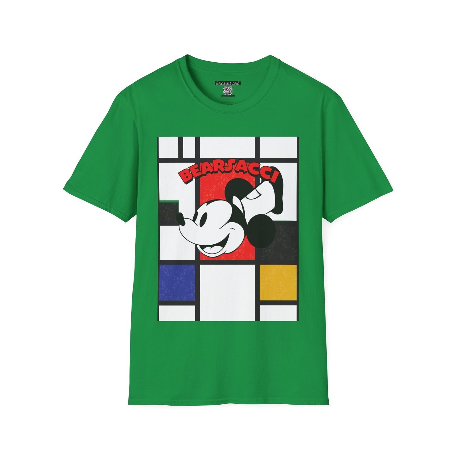 HyperPop™: Mondrian Steamboat Willie│ Softsyle T-shirt