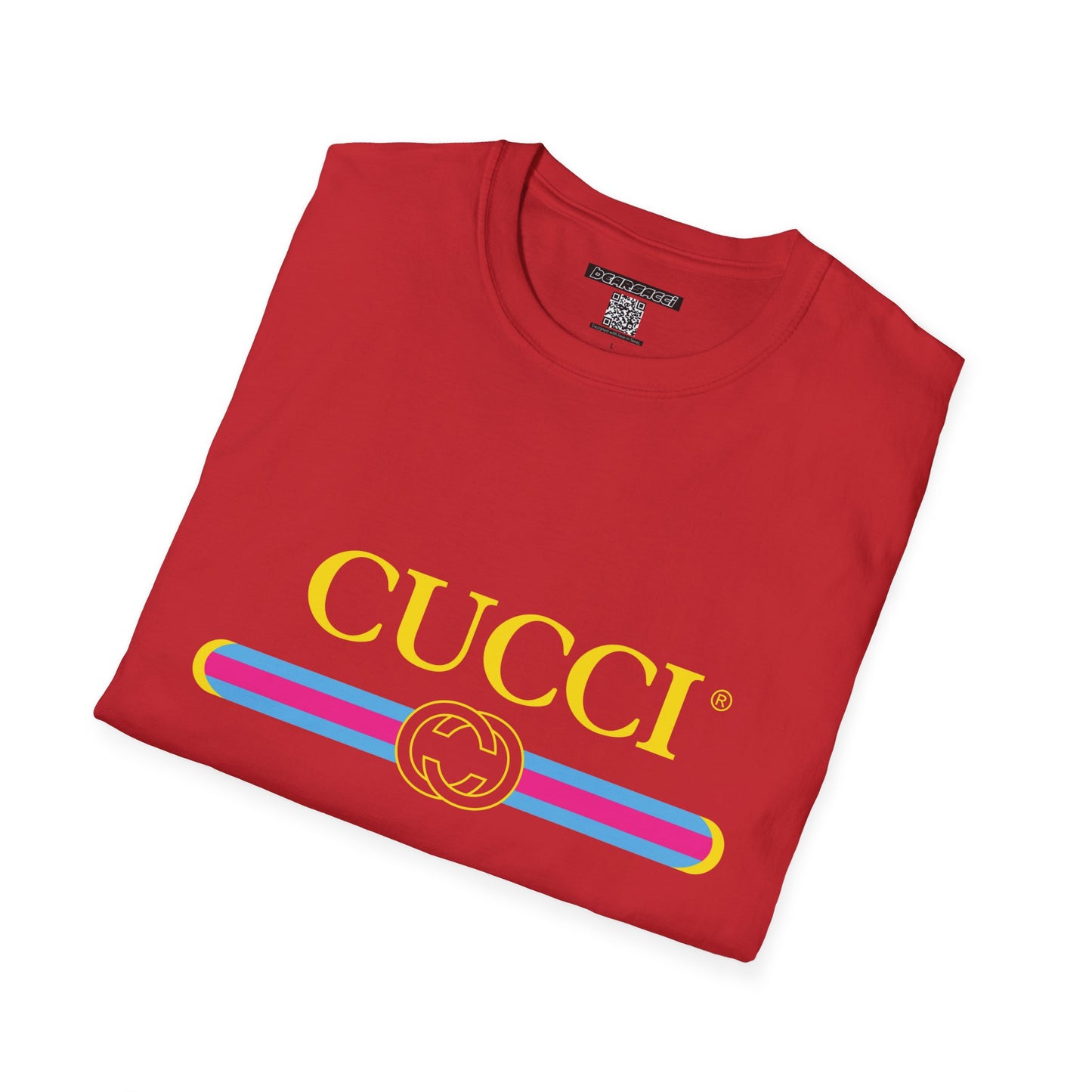 Fake Designer™ X SlutPride™: Cucci Bi Pride Colors│ Softsyle T-shirt