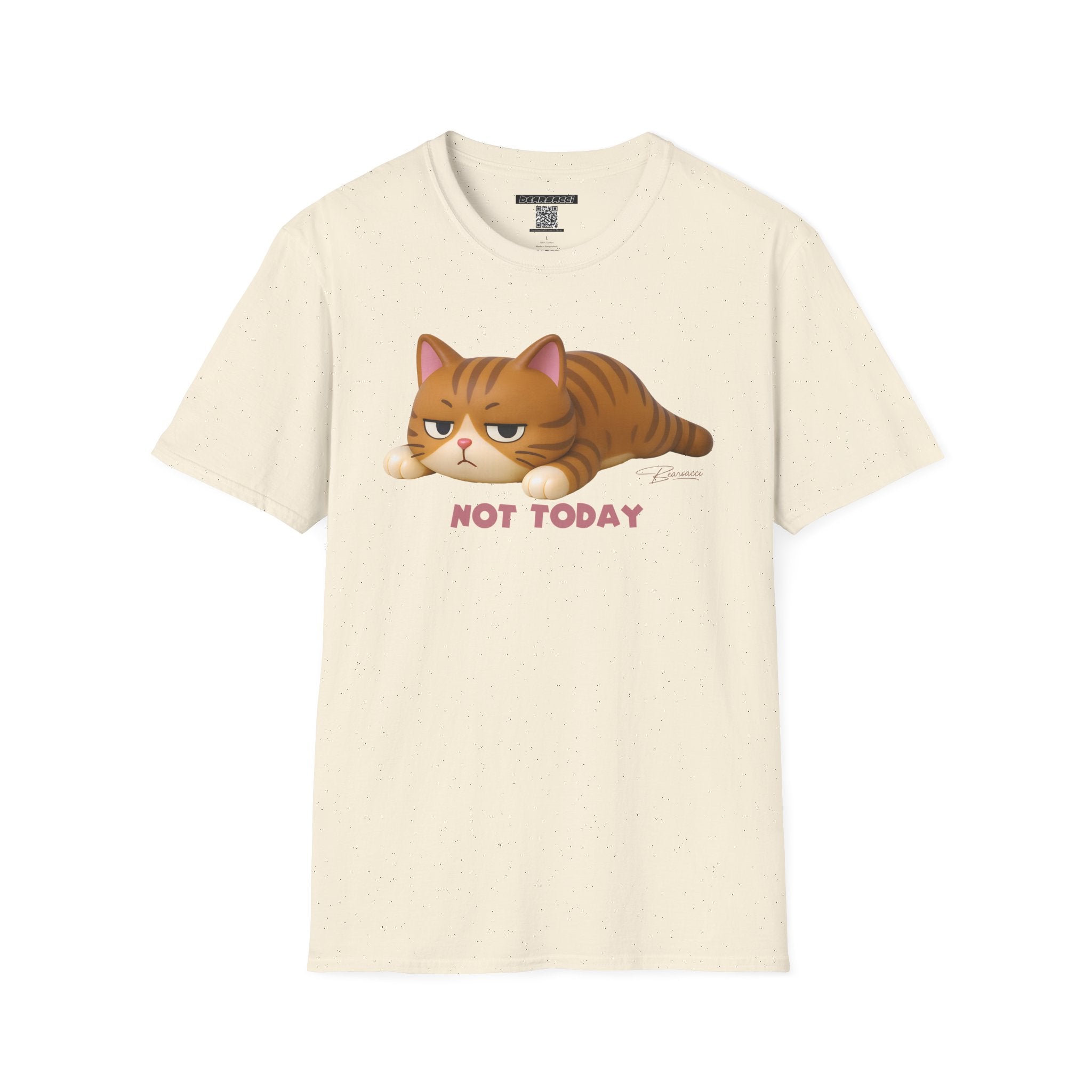 HyperPop®: Not Today Cat │ Softsyle T-shirt