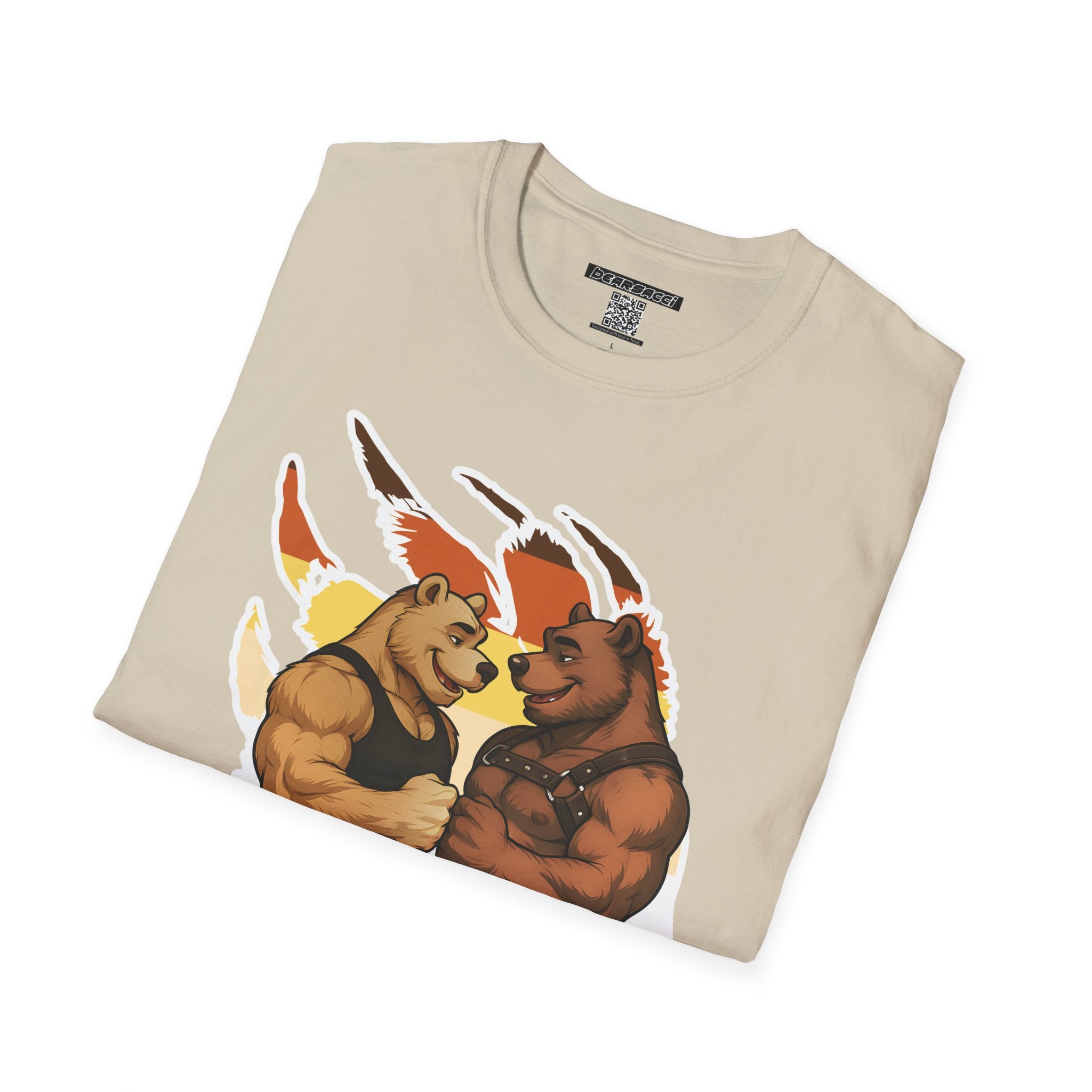 Bearsacci™: Fist Bumping Bears │ Softsyle T-shirt