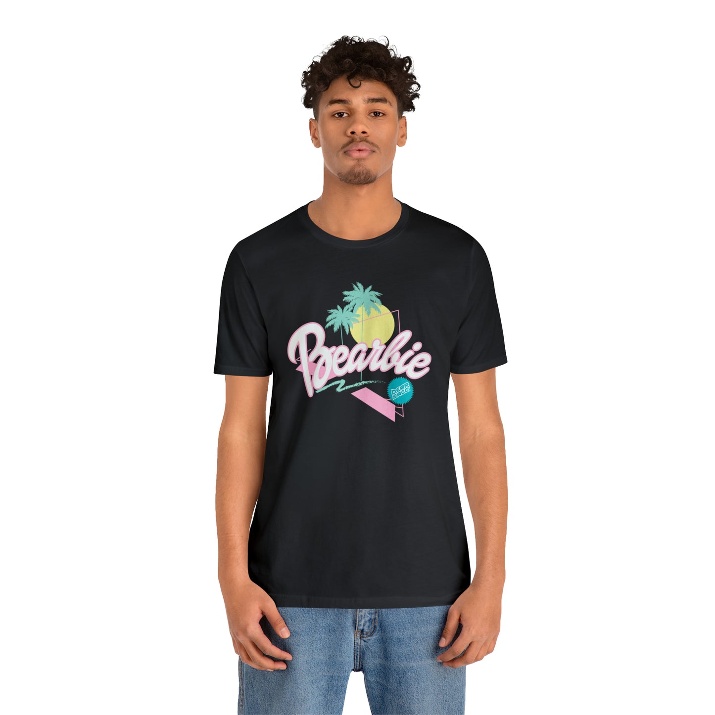 Bearbie: Pastel Malibu-Style Logo │Premium Jersey T-shirt