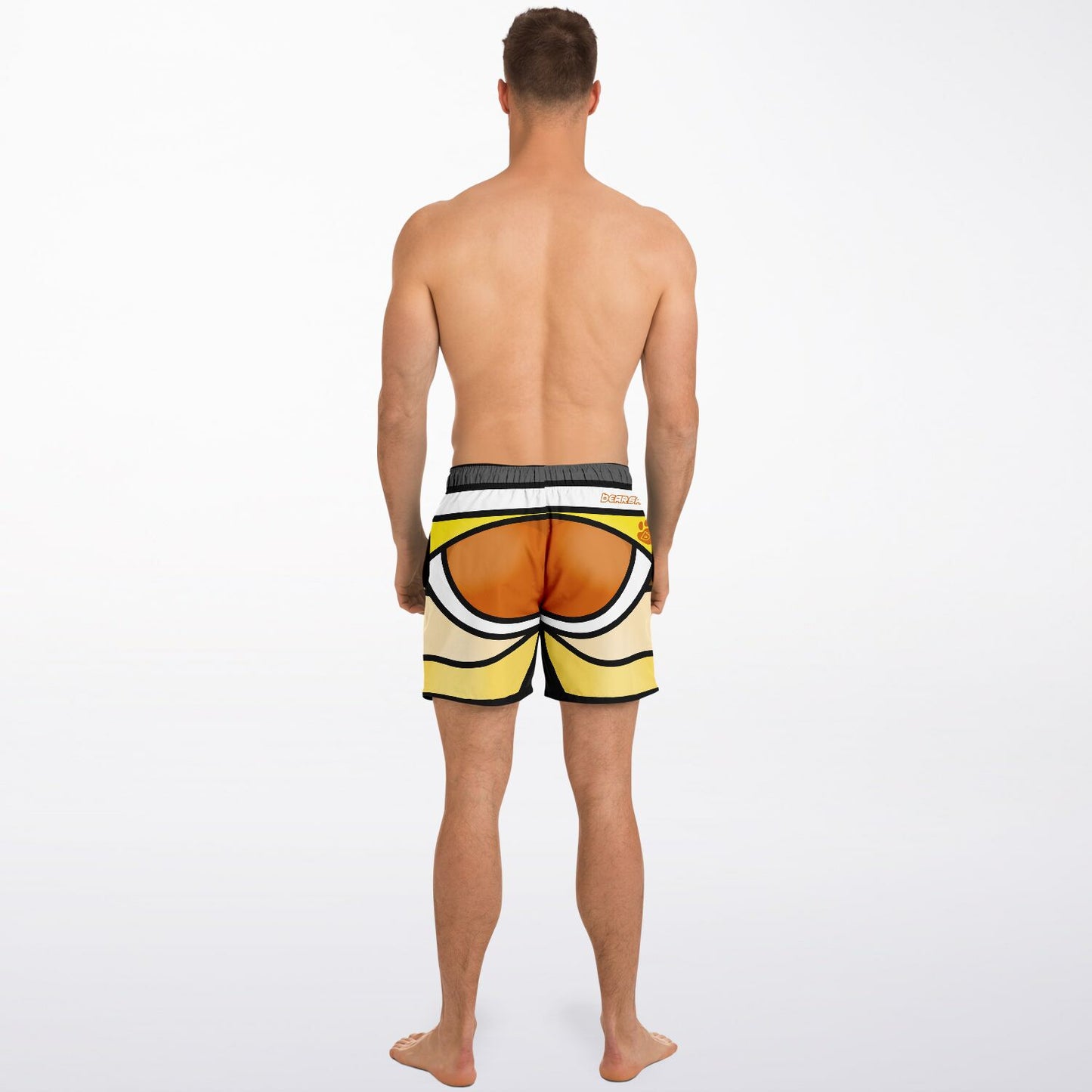 Zeus Riptide (Bear Pride Edition) │ Trompe L'Oeil Swim Trunks