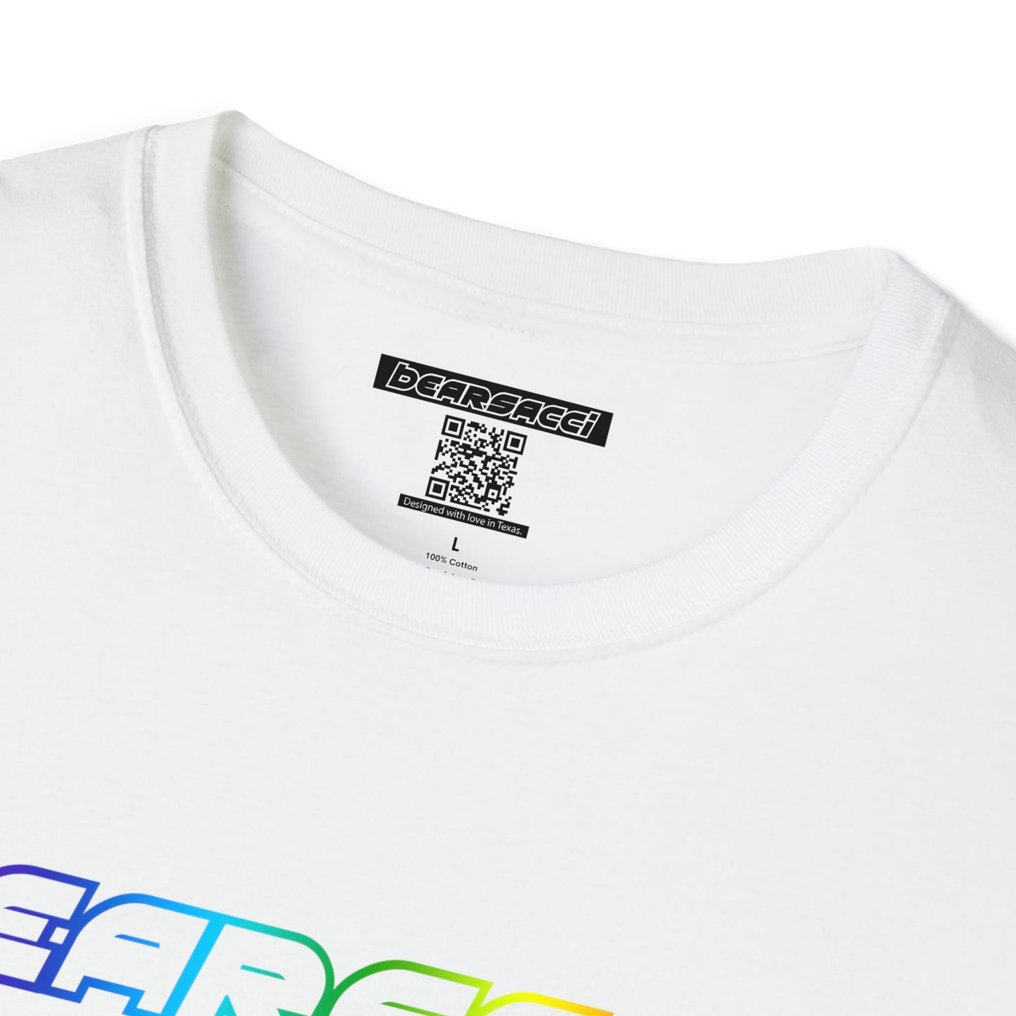 Bearsacci "Pride" Logo Outline │ Softsyle T-shirt