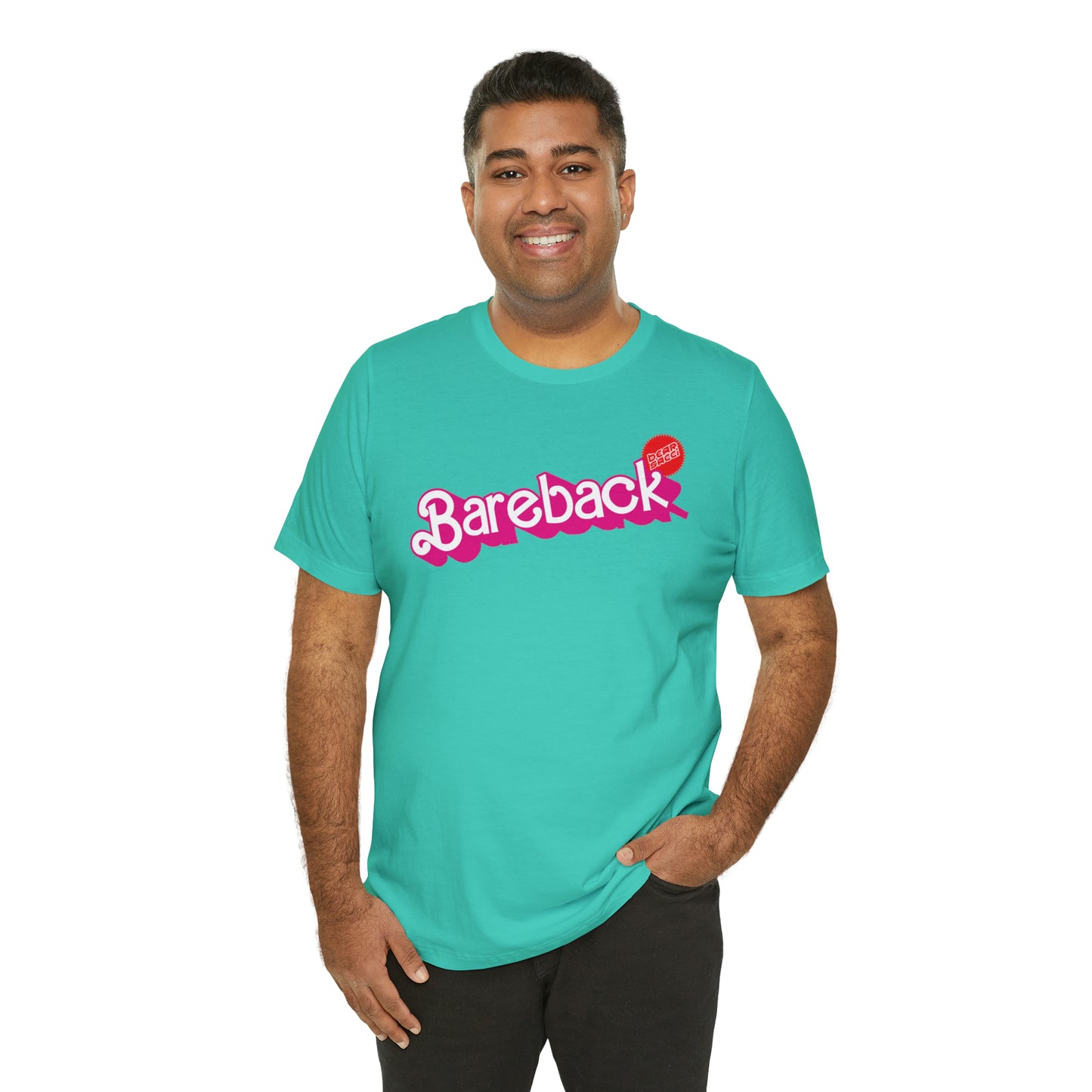 Bearbie™ X Slutpride™: Bareback Logo │Premium Jersey T-shirt