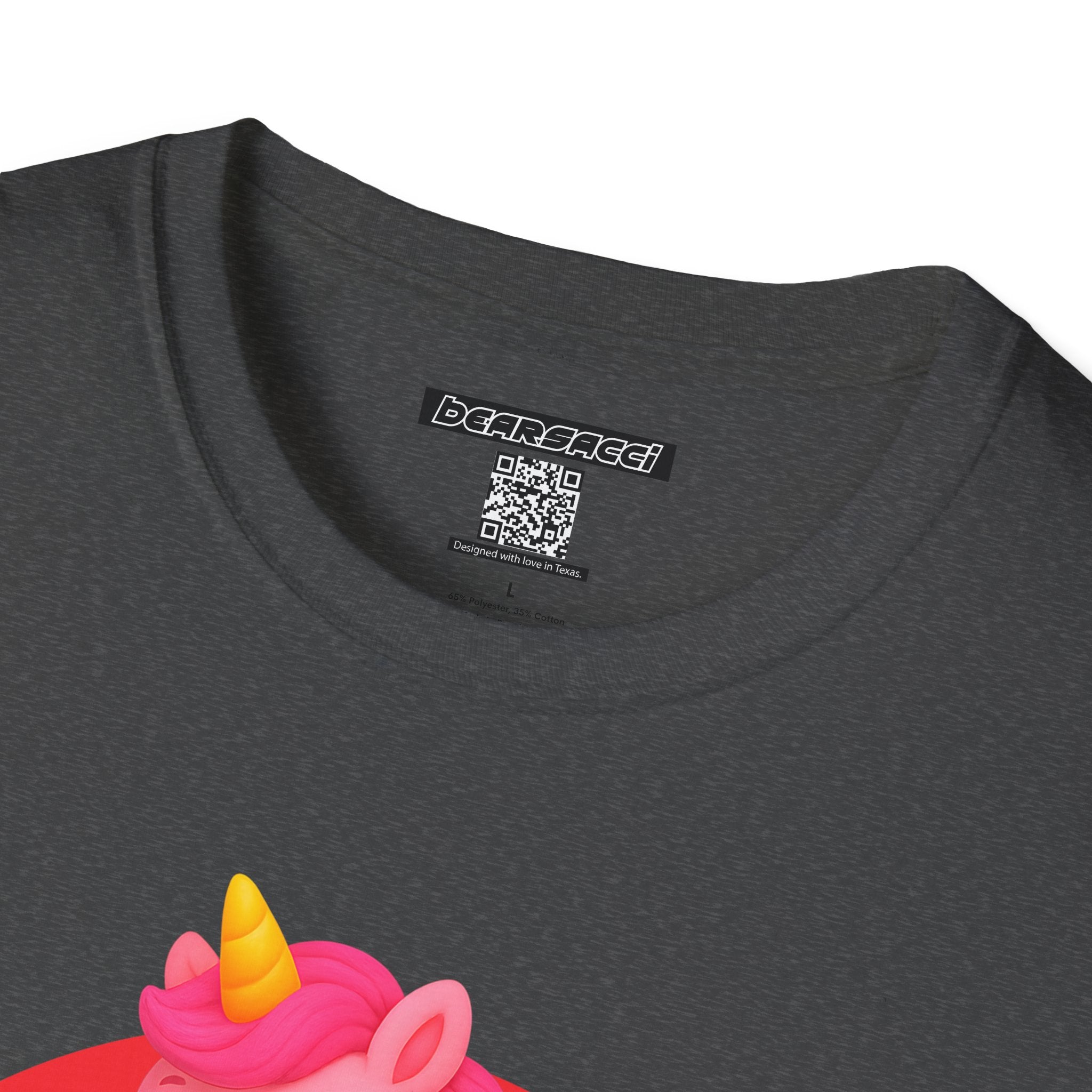 HyperPop™: Totally Straight Pink Unicorn │ Softsyle T-shirt
