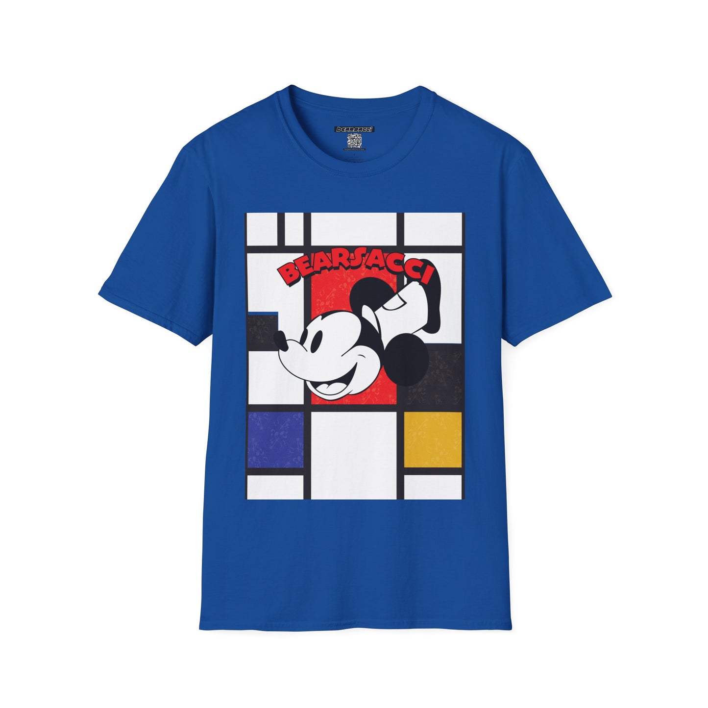 HyperPop™: Mondrian Steamboat Willie│ Softsyle T-shirt