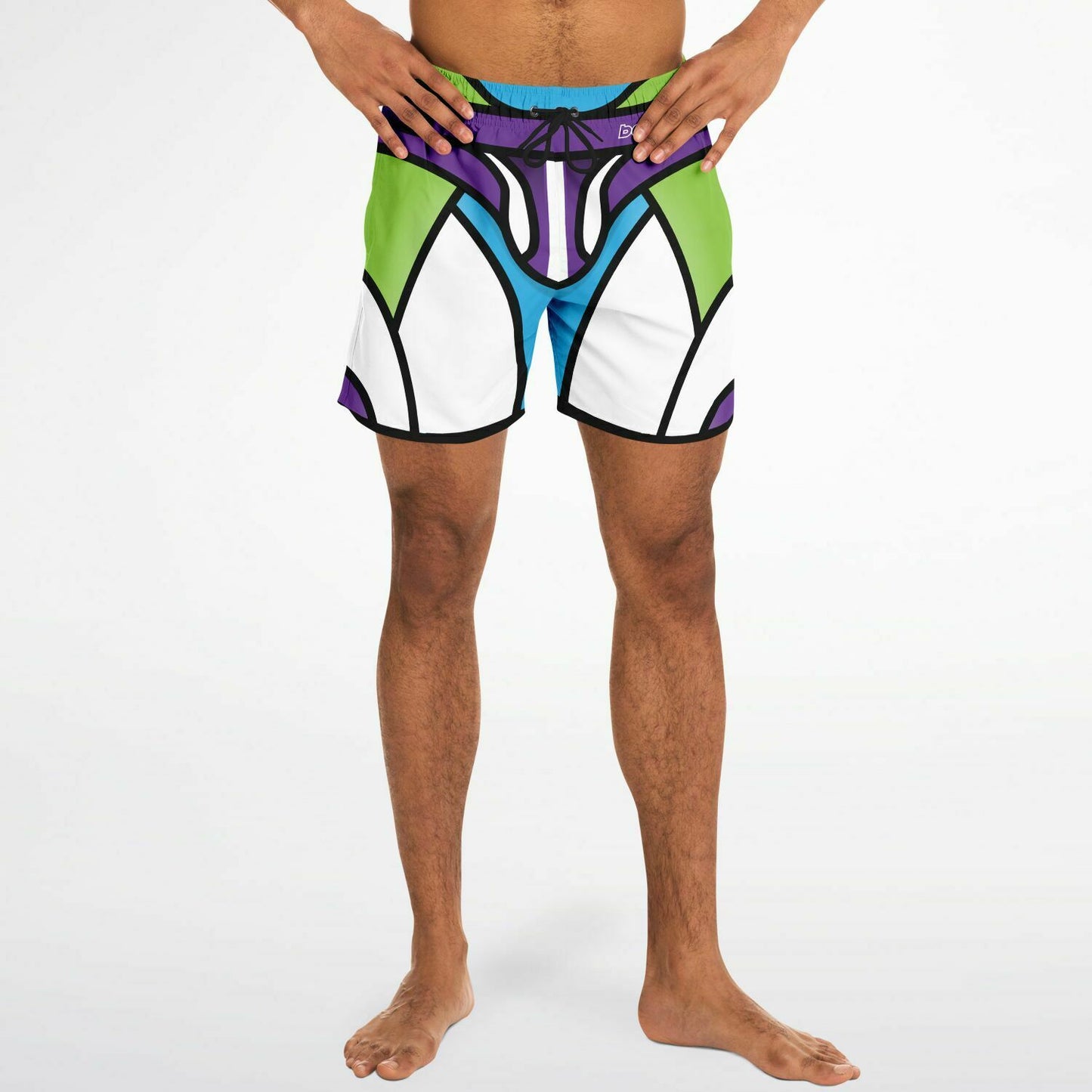 Zeus Riptide (Space Ranger Edition) │ Trompe L'Oeil Swim Trunks