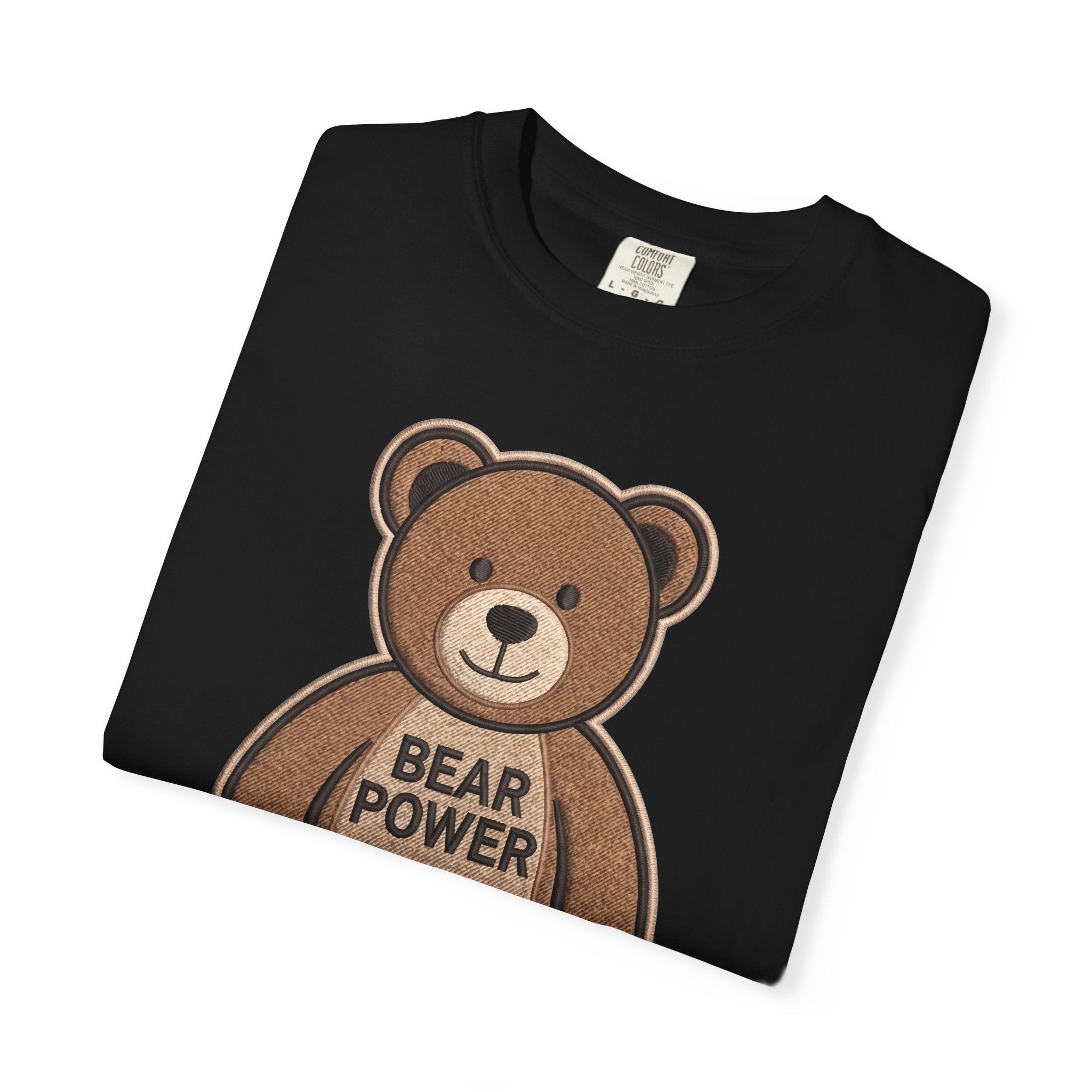Bearmart®: Bear Power Teddybear │Comfort Colors® T-shirt