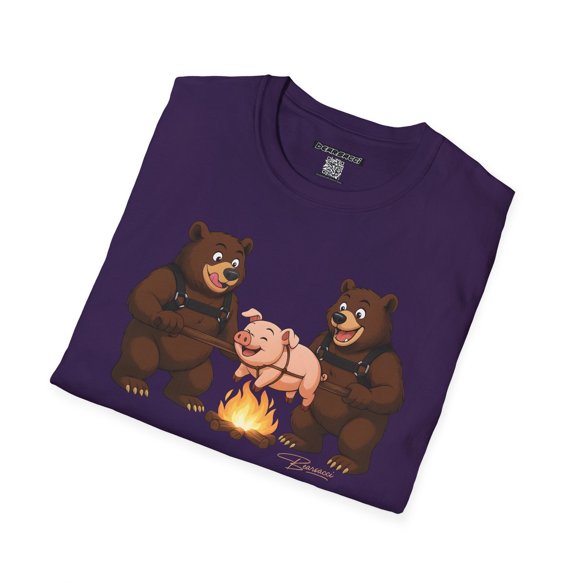 Bearmart®: Spit Roast Pig │Softsyle T-shirt