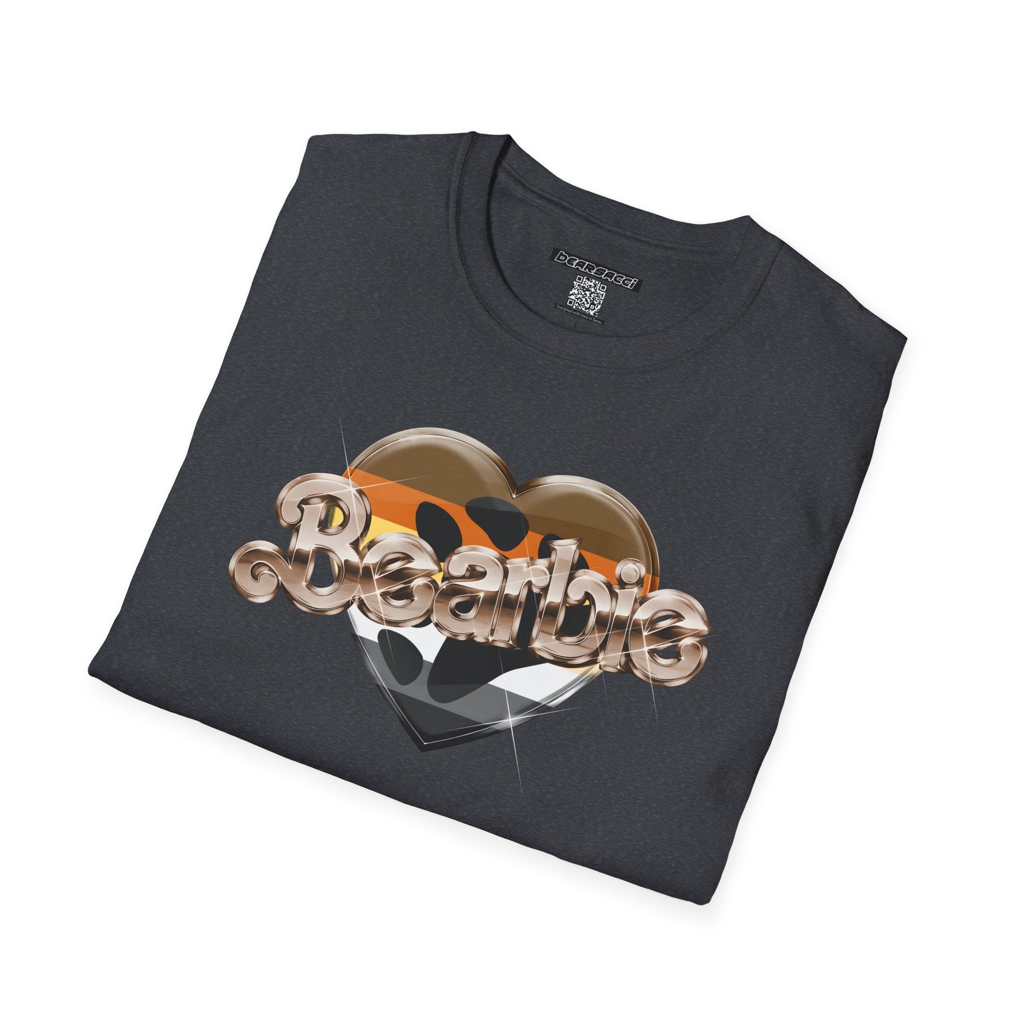 Bearbie®: Heart Claw Logo (Bear Flag Version)│ Softsyle T-shirt