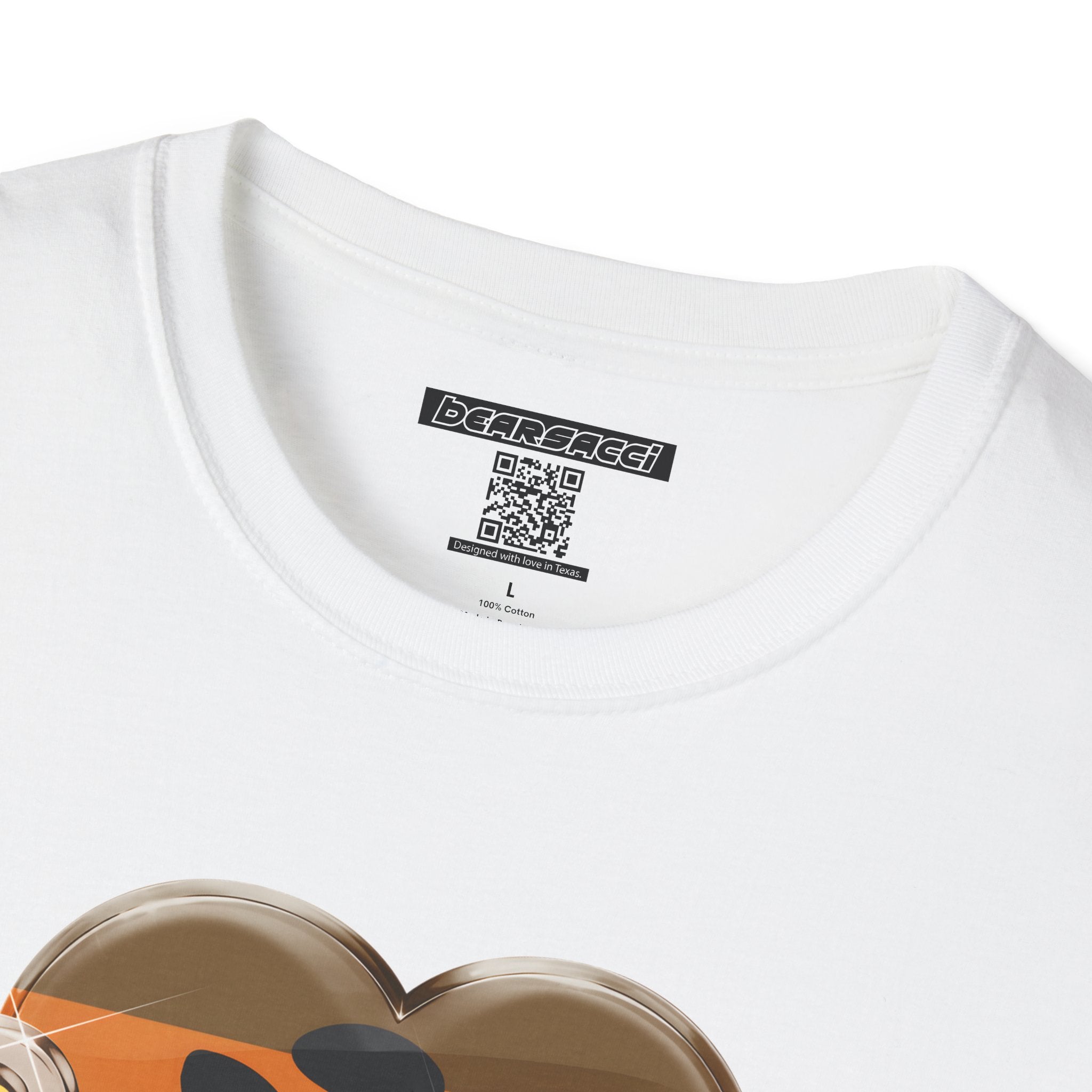 Bearbie®: Heart Claw Logo (Bear Flag Version)│ Softsyle T-shirt