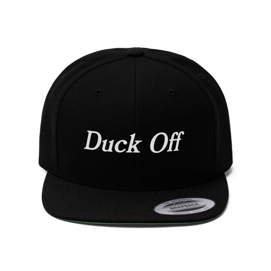 Duck Off │ Unisex Flat Bill Hat