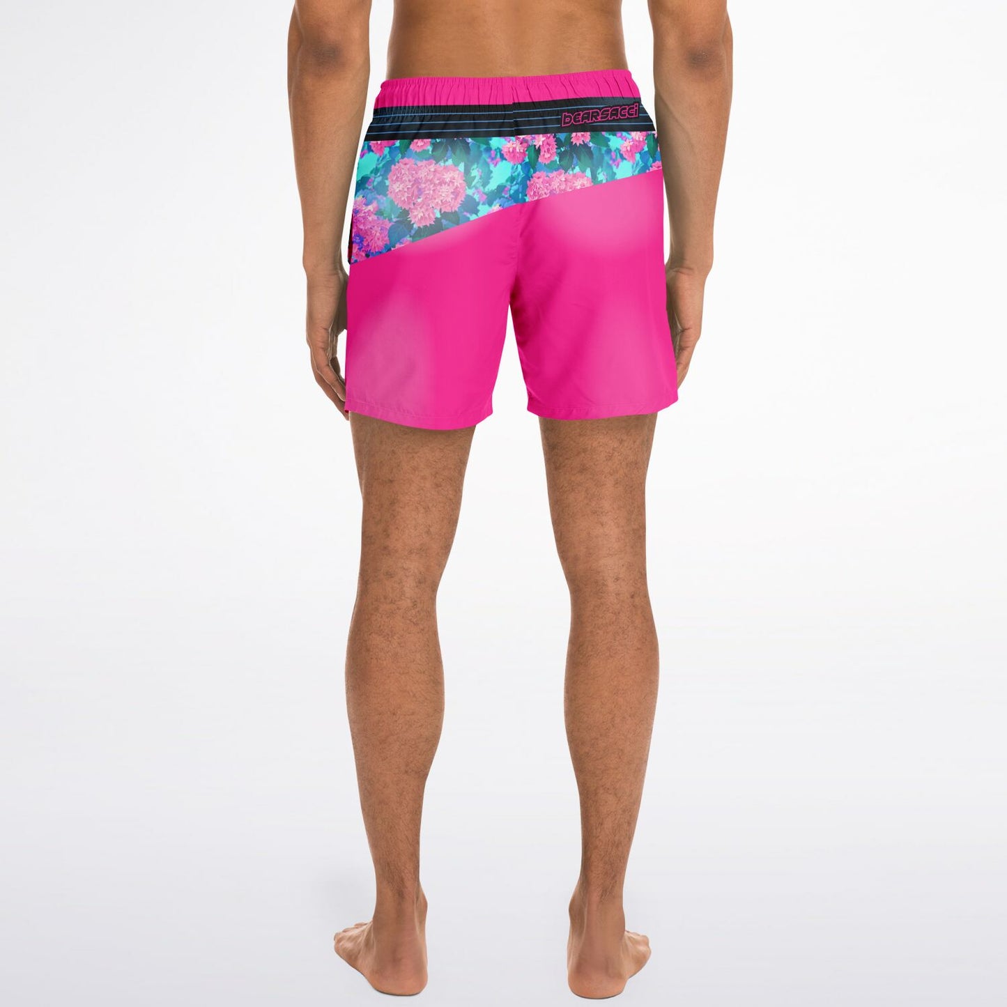 WYWH Chrysanthemum Shorts │ Trompe L'Oeil Swim Trunks