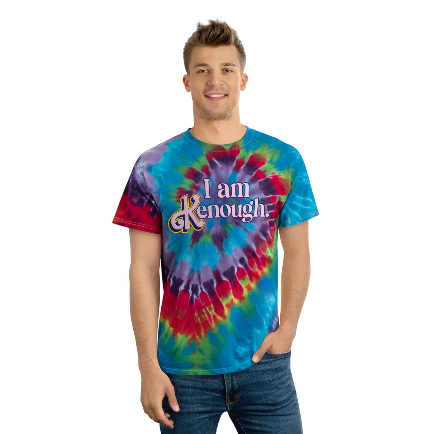 Bearbie: "I am Kenough"│ Tie-Dye Tee, Spiral