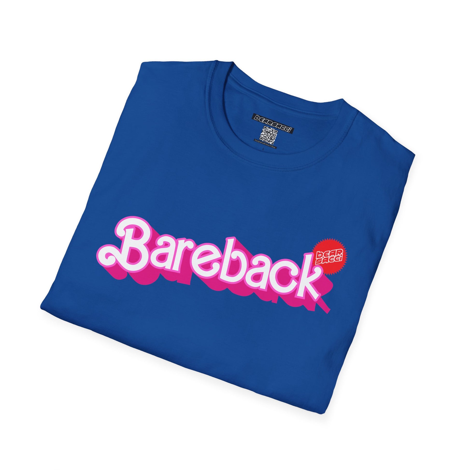 Bearbie® X Slutpride®: Bareback Logo │Softsyle T-shirt