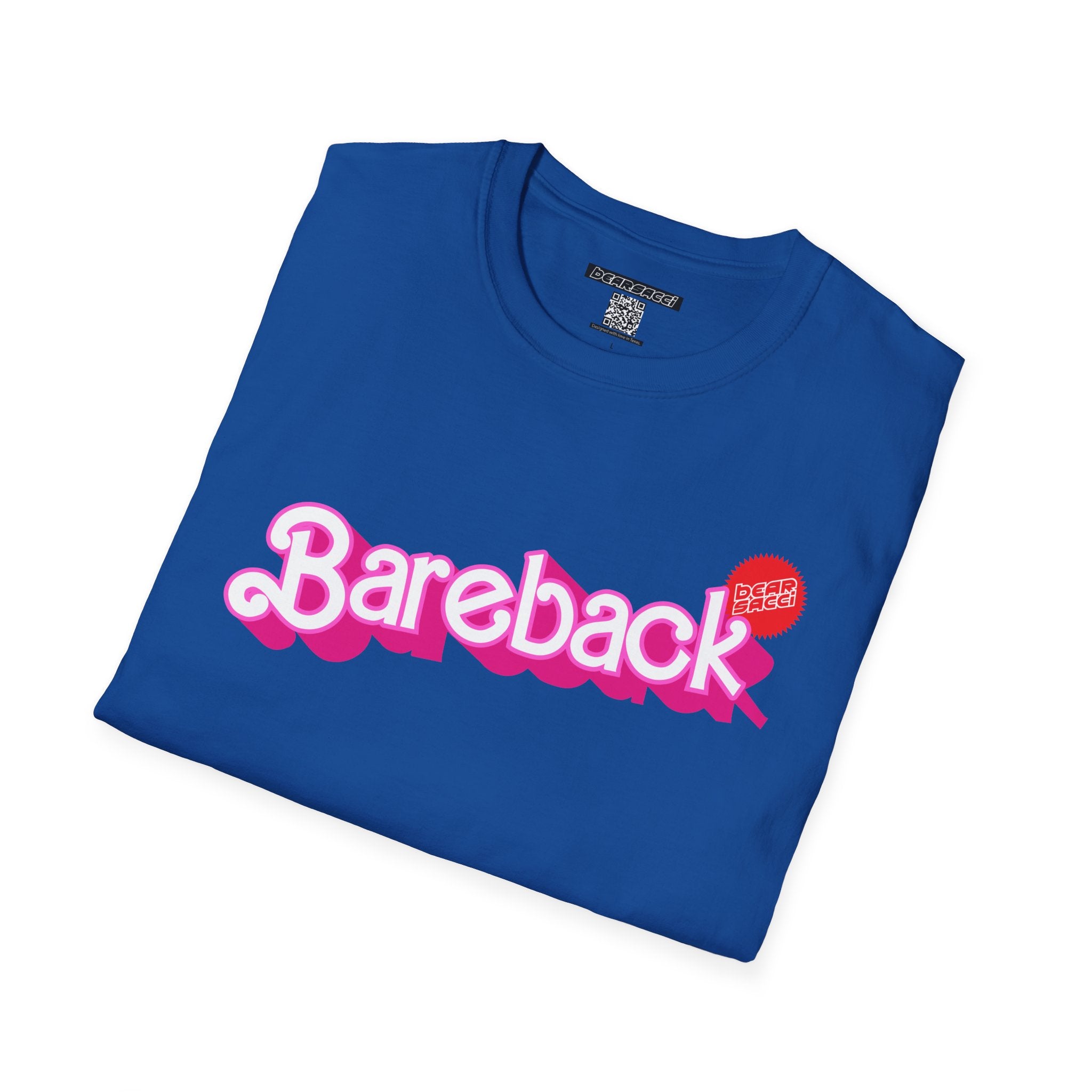 Bearbie® X Slutpride®: Bareback Logo │Softsyle T-shirt