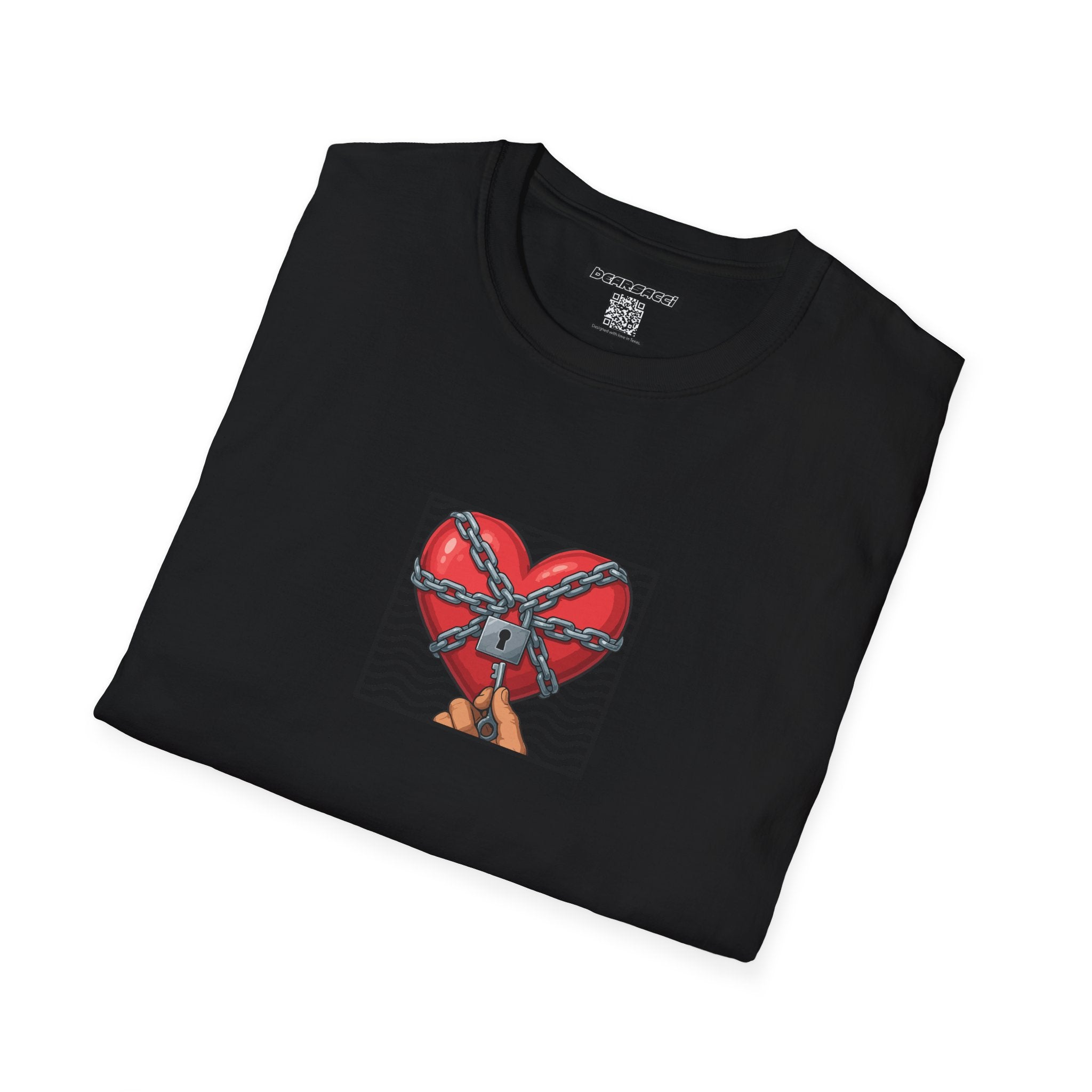 SlutPride® X Dominion®: Locked Heart │ Softsyle T-shirt
