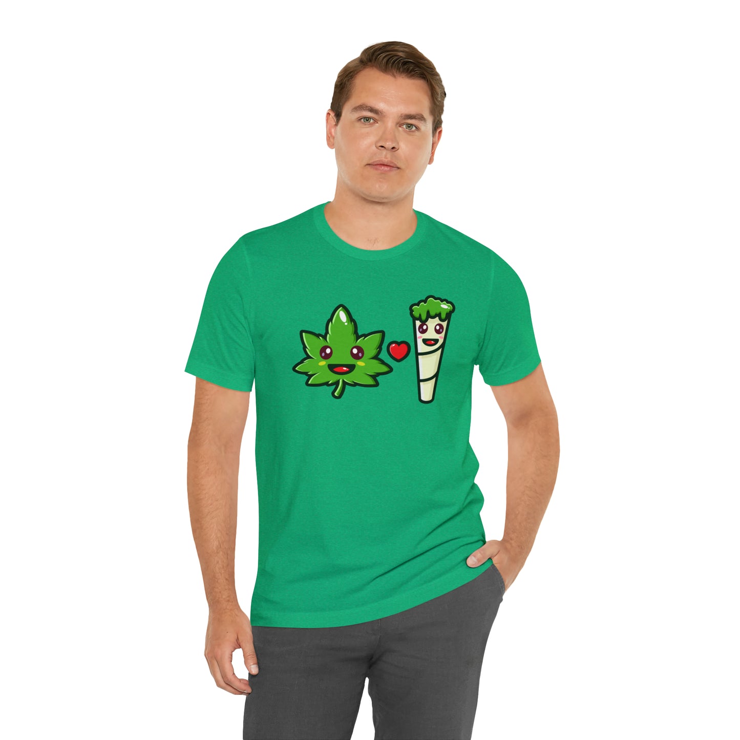 Stoney: Leafy Loves Blunty  │Premium Jersey T-shirt