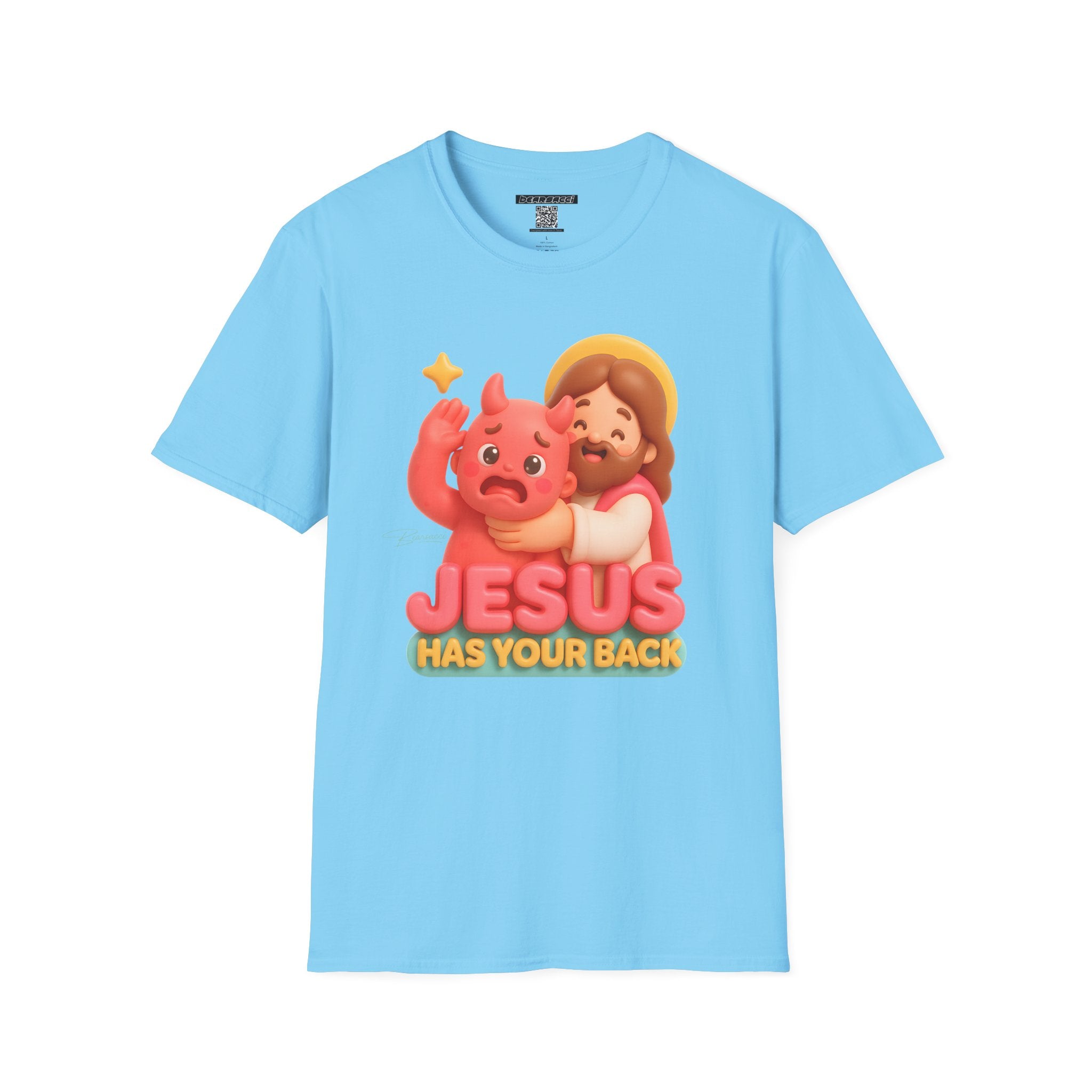 HyperPop®: Jesus Has Your Back │ Softsyle T-shirt