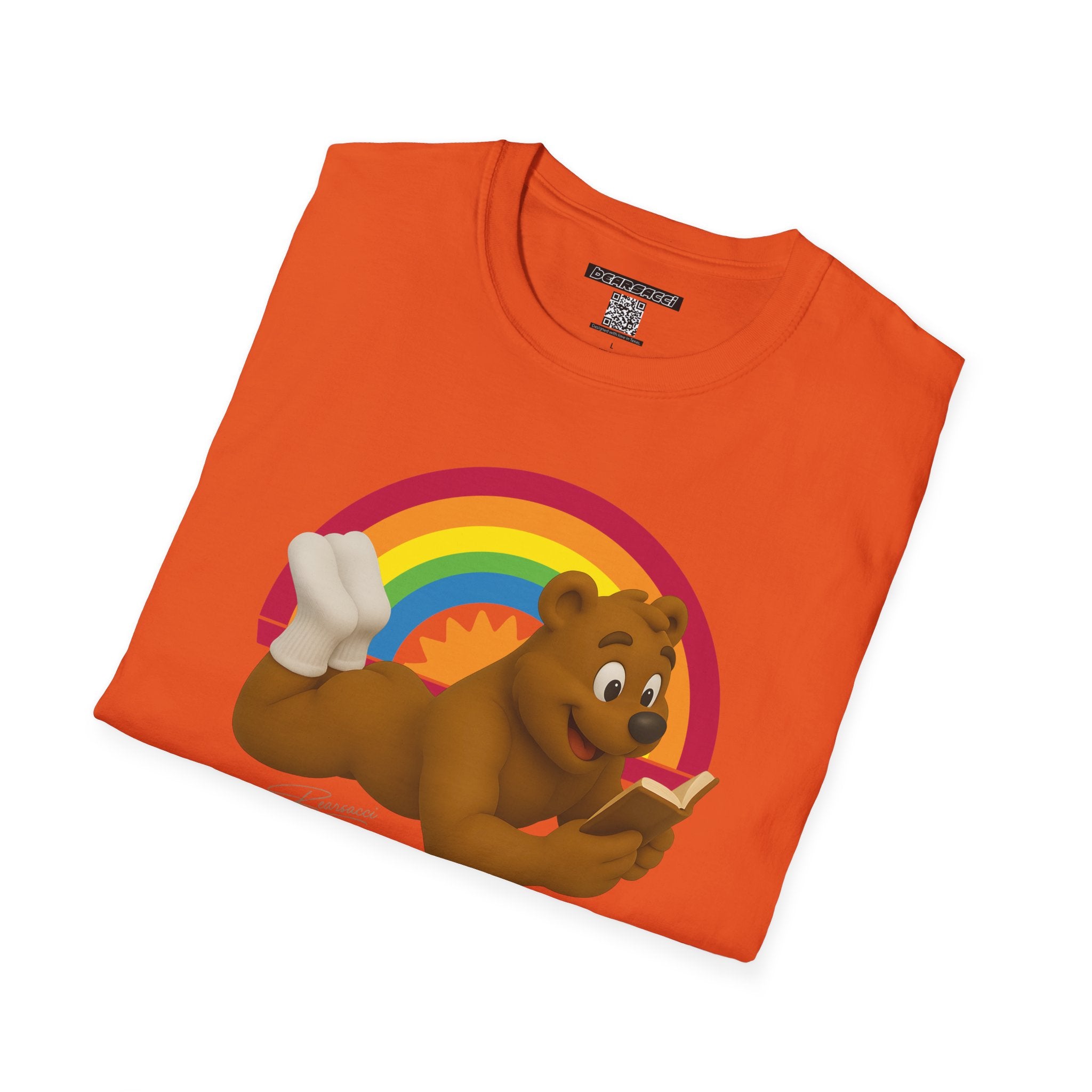 Bearsacci™: Page-Turner, Head-Turner Bare Bear│ Softsyle T-shirt