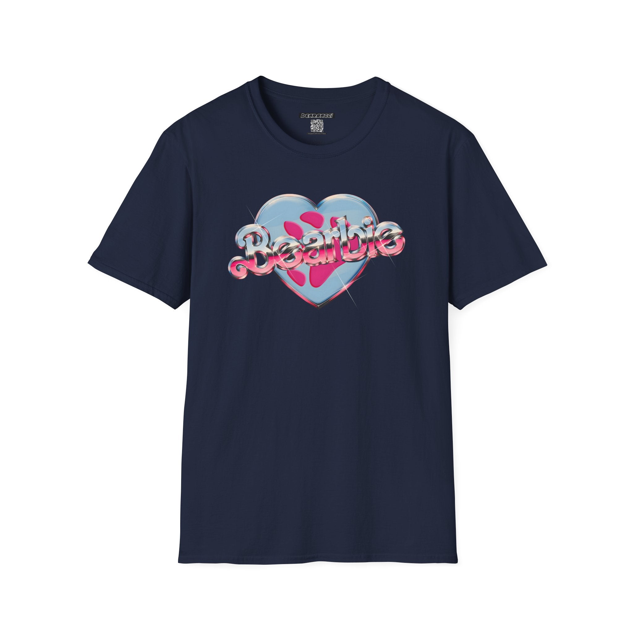 Bearbie®: Heart Bear Claw Logo │Softsyle T-shirt