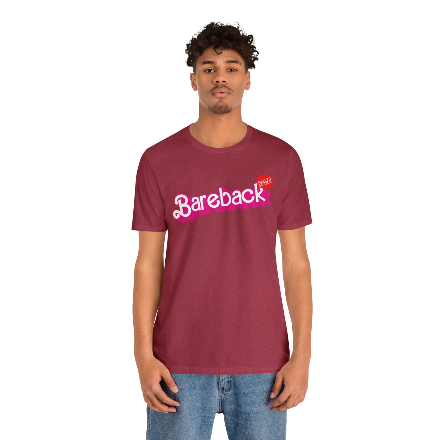 Bearbie™ X Slutpride™: Bareback Logo │Premium Jersey T-shirt