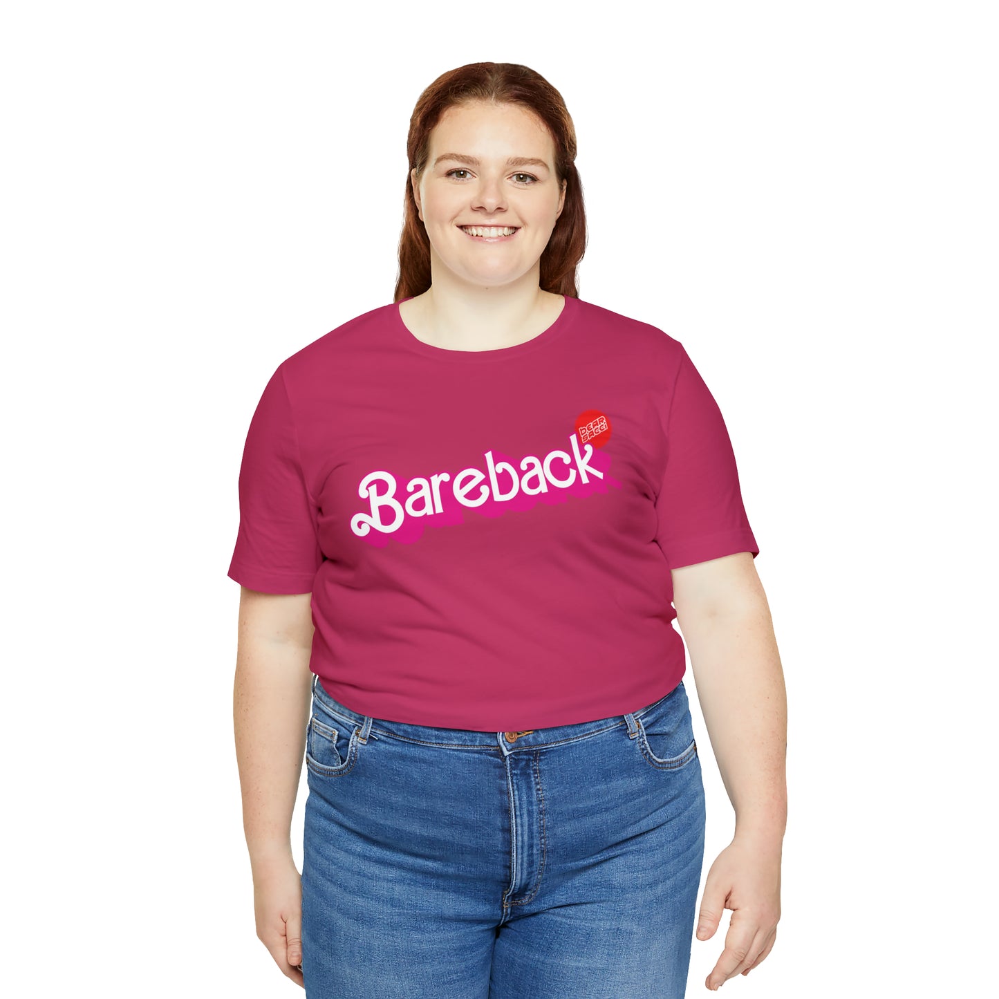 Bearbie™ X Slutpride™: Bareback Logo │Premium Jersey T-shirt