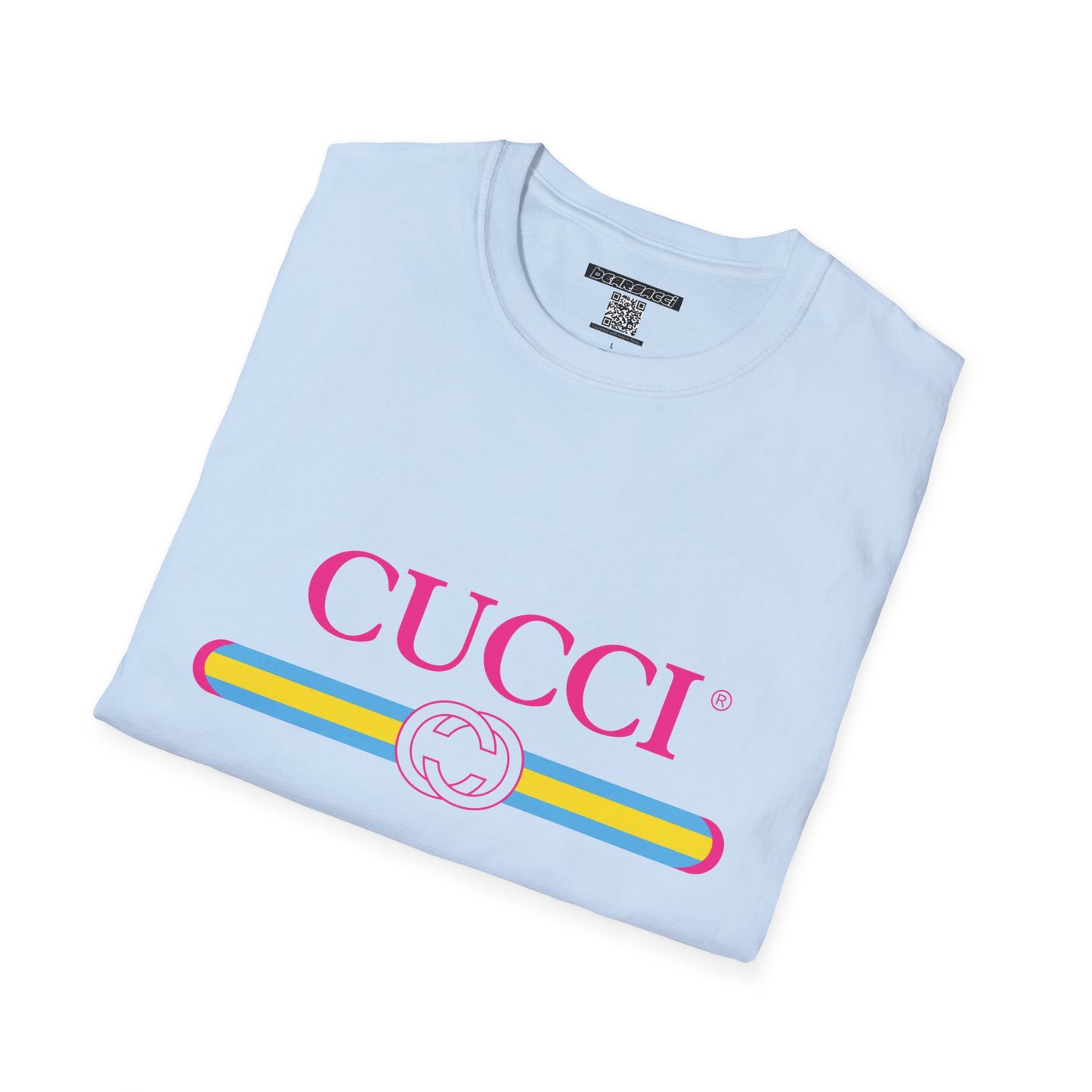 Fake Designer™ X SlutPride™: Cucci Bi Pride Colors│ Softsyle T-shirt