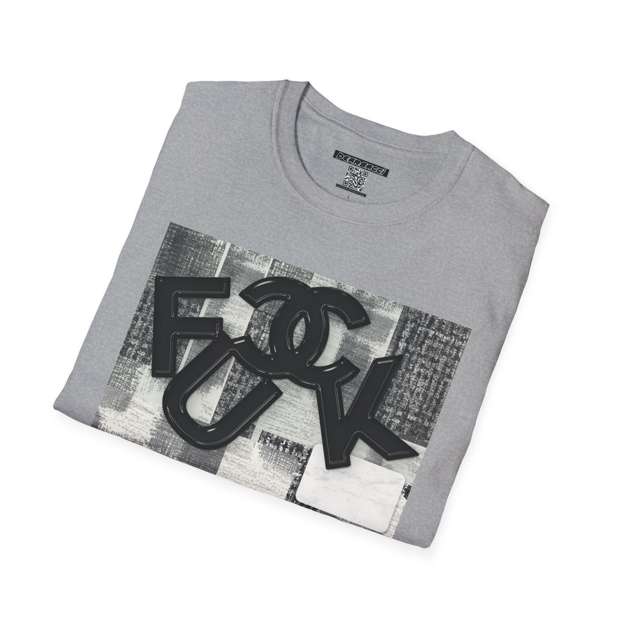Fake Designer™: Tweed Patchwork Fuck│ Softsyle T-shirt