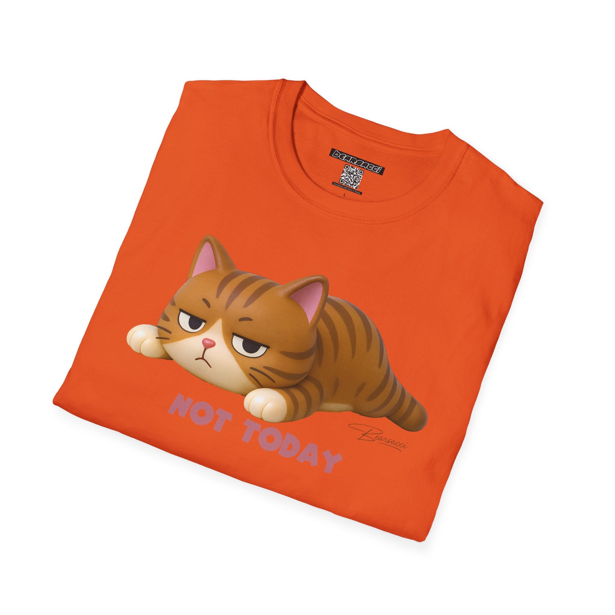 HyperPop®: Not Today Cat │ Softsyle T-shirt