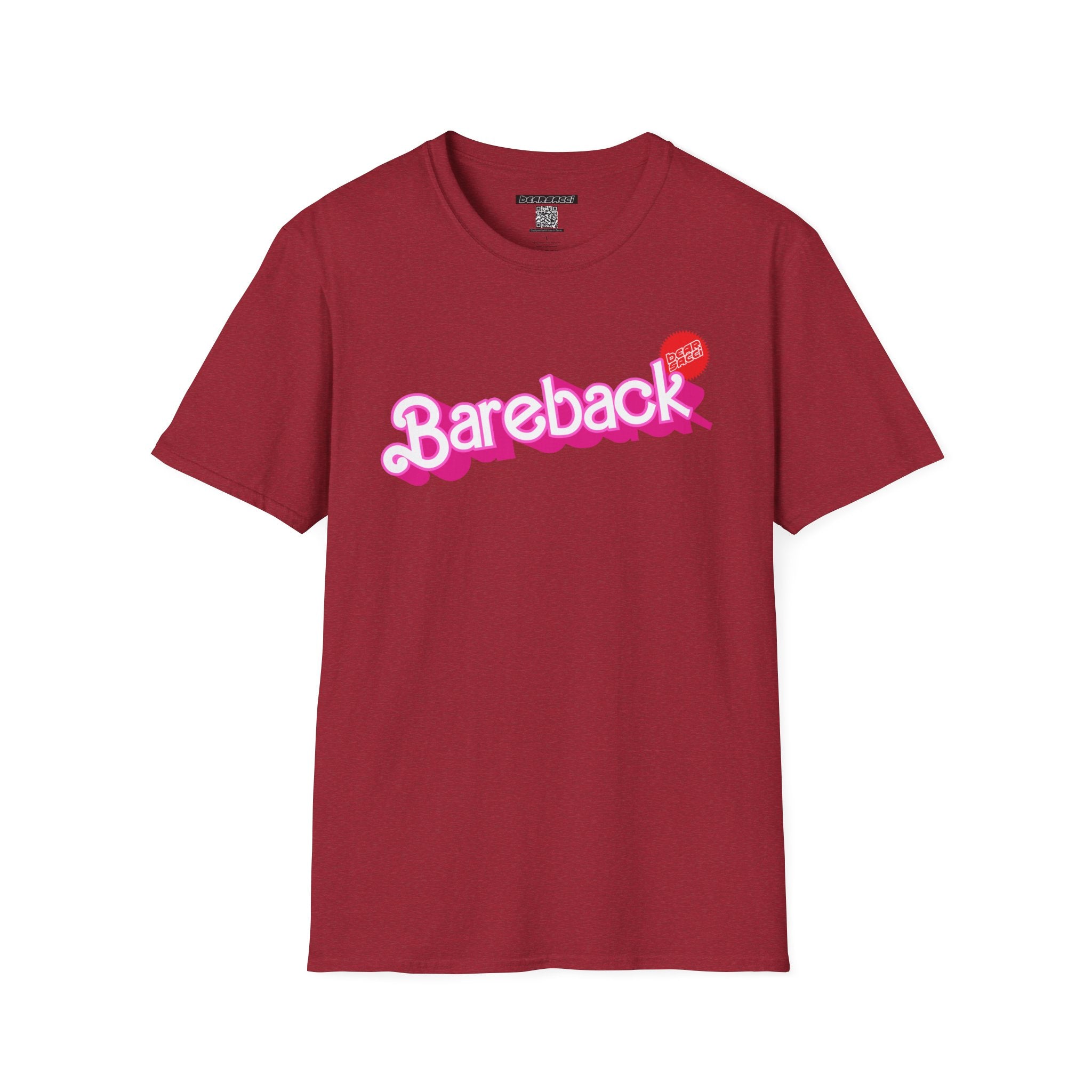 Bearbie® X Slutpride®: Bareback Logo │Softsyle T-shirt