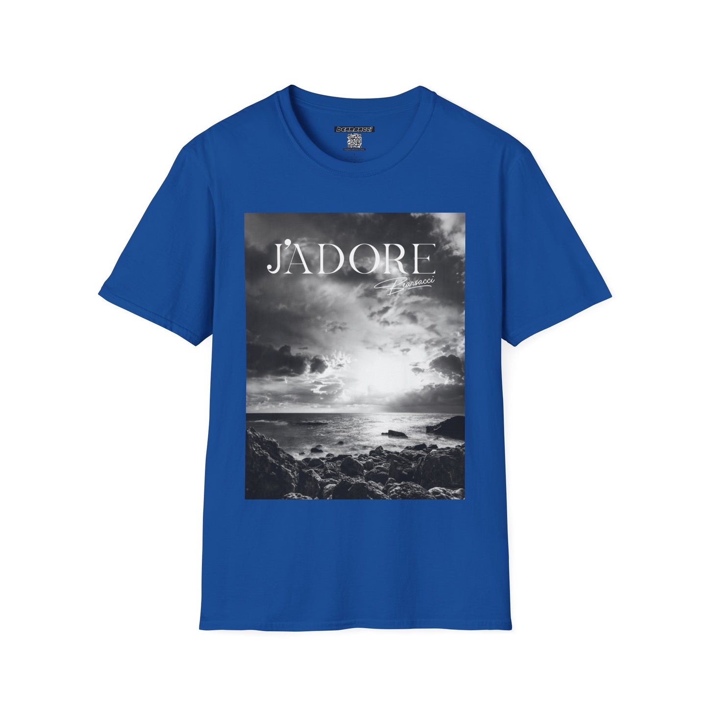 Fake Designer™: J'adore Bearsacci Solitude Is Dangerously Addictive (Black and White Beach)│ Softsyle T-shirt