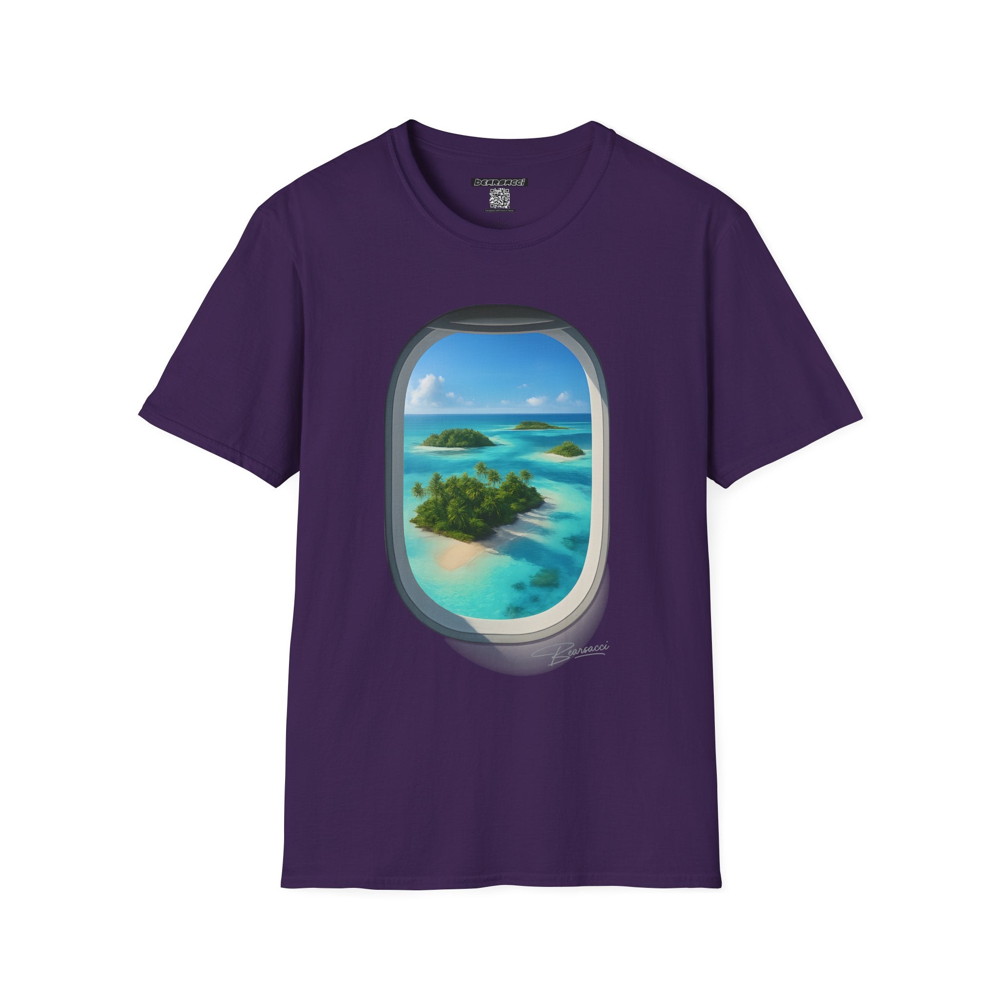 HyperPop™ X Wanderlust™ X FakeDesigner™: Window Seat Porthole Fantasy │ Softsyle T-shirt