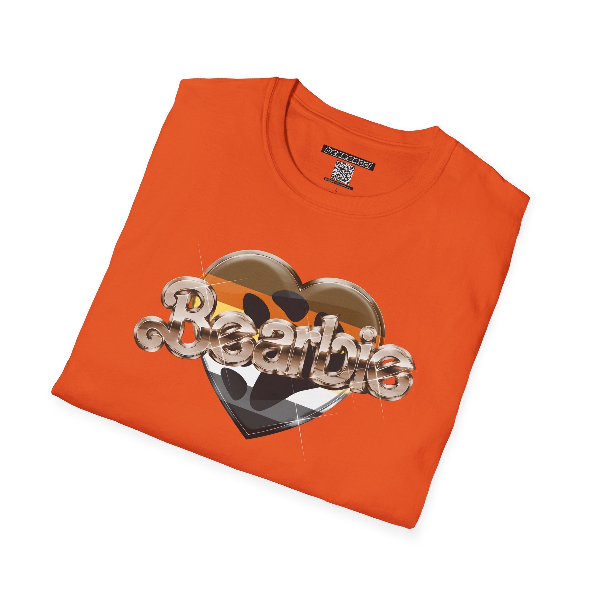 Bearbie®: Heart Claw Logo (Bear Flag Version)│ Softsyle T-shirt