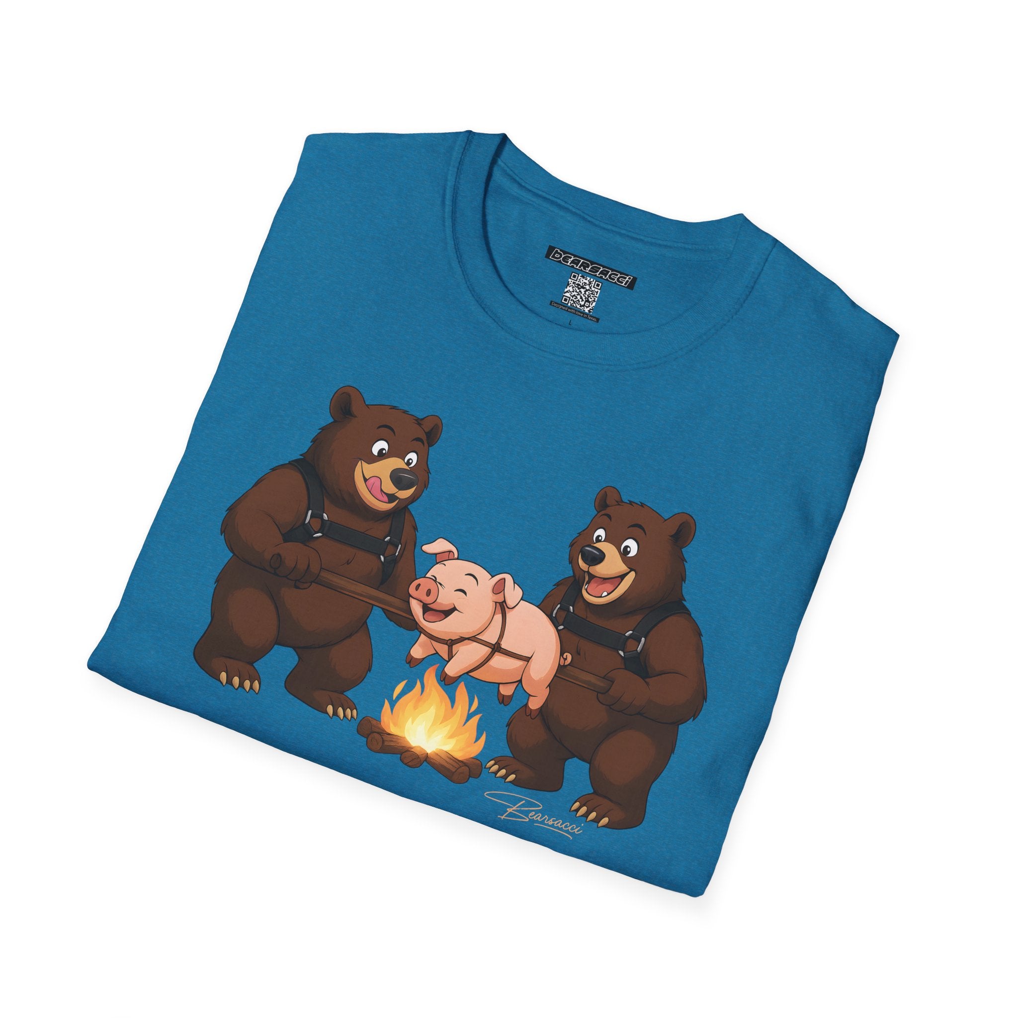 Bearmart®: Spit Roast Pig │Softsyle T-shirt