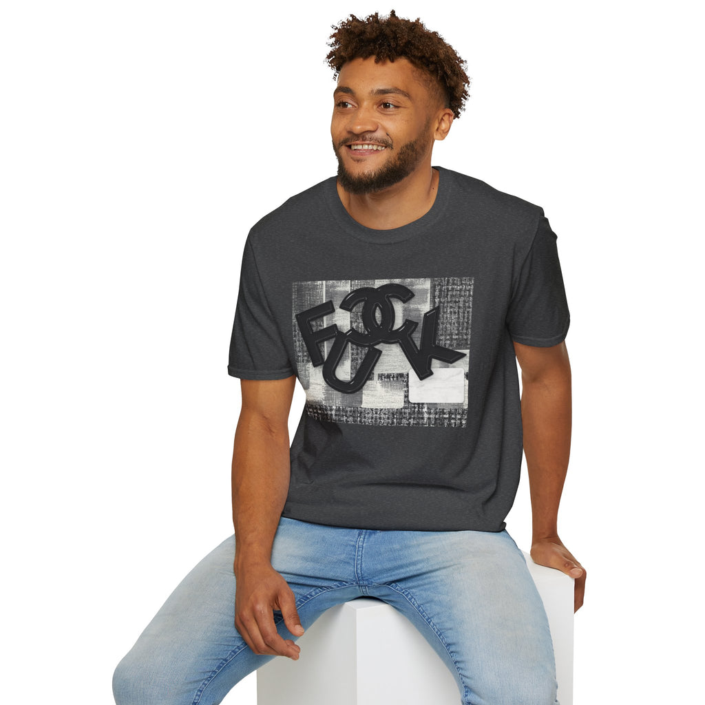 Fake Designer™: Tweed Patchwork Fuck│ Softsyle T-shirt