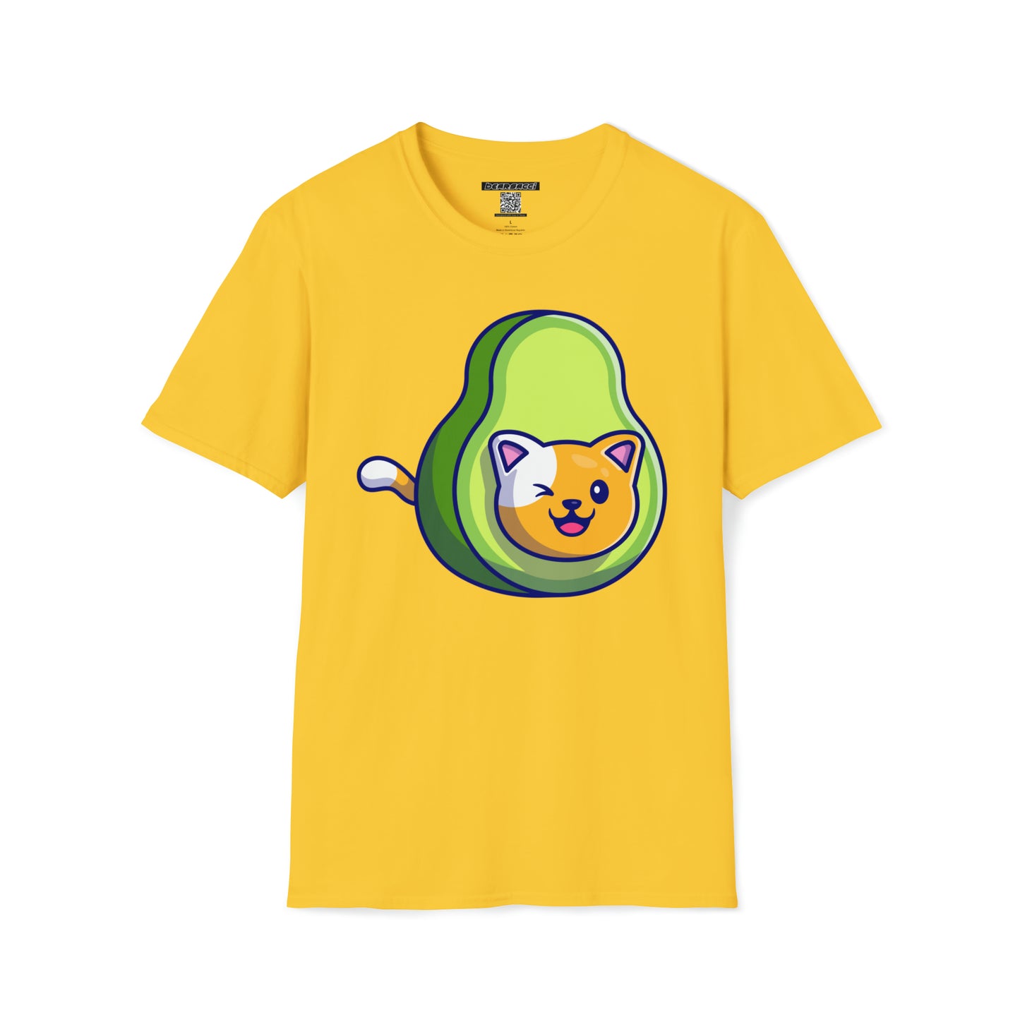 HyperPop™: Avocado Cat │ Softsyle T-shirt