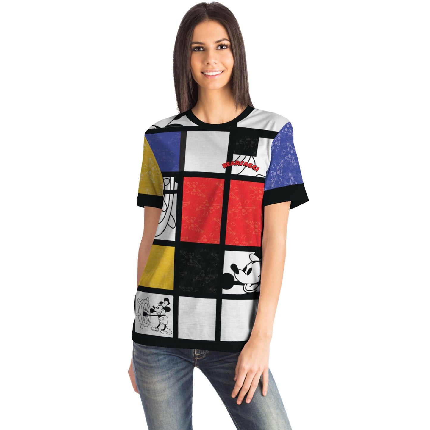 HyperPop™: Mondrian Steamboat Willie │ T-shirt AOP