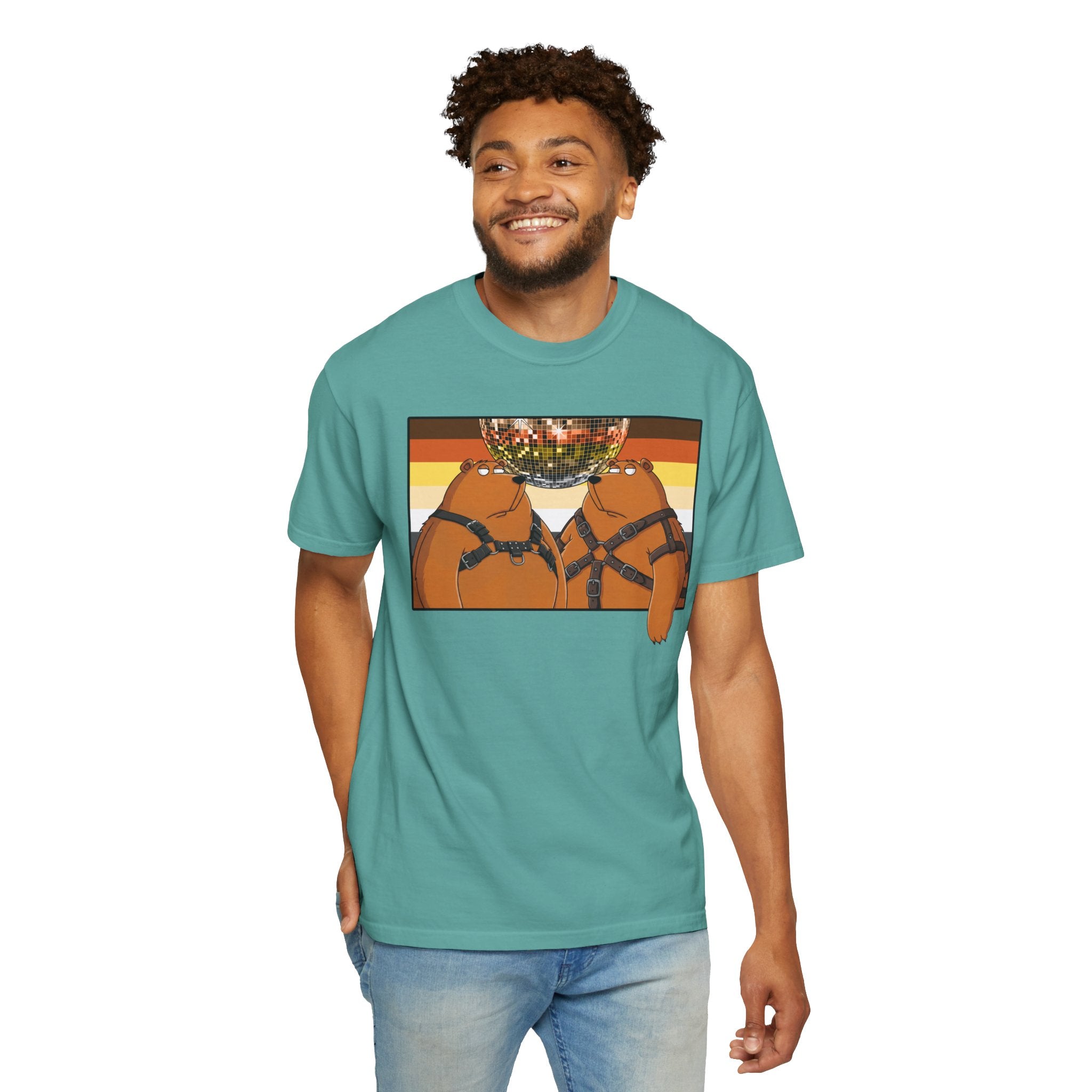 Bearmart®: Leather Bears Disco │Comfort Colors® T-shirt