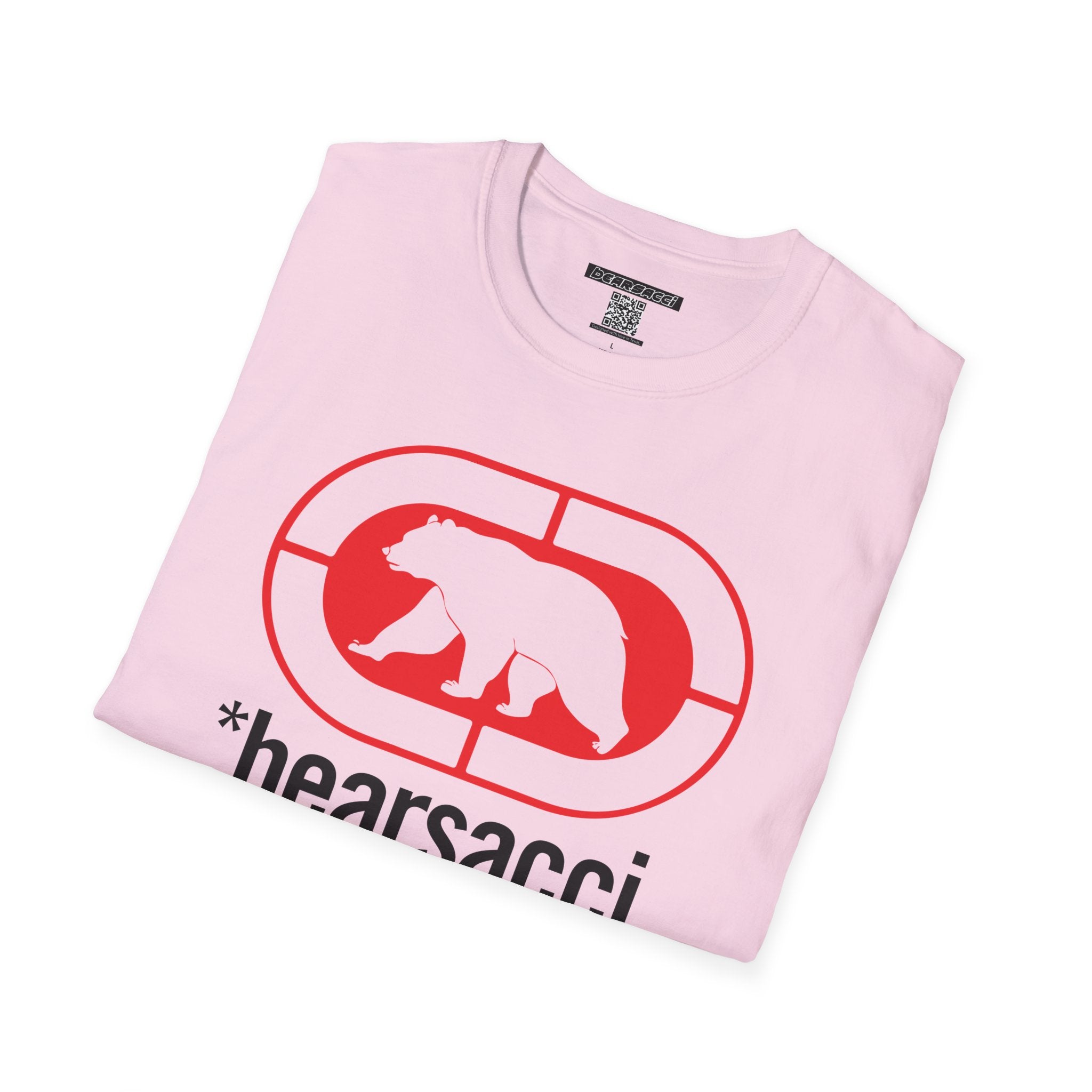 Bearmart® X FakeDesigner®: Bearsacci® Street Logo Tee │Softsyle T-shirt