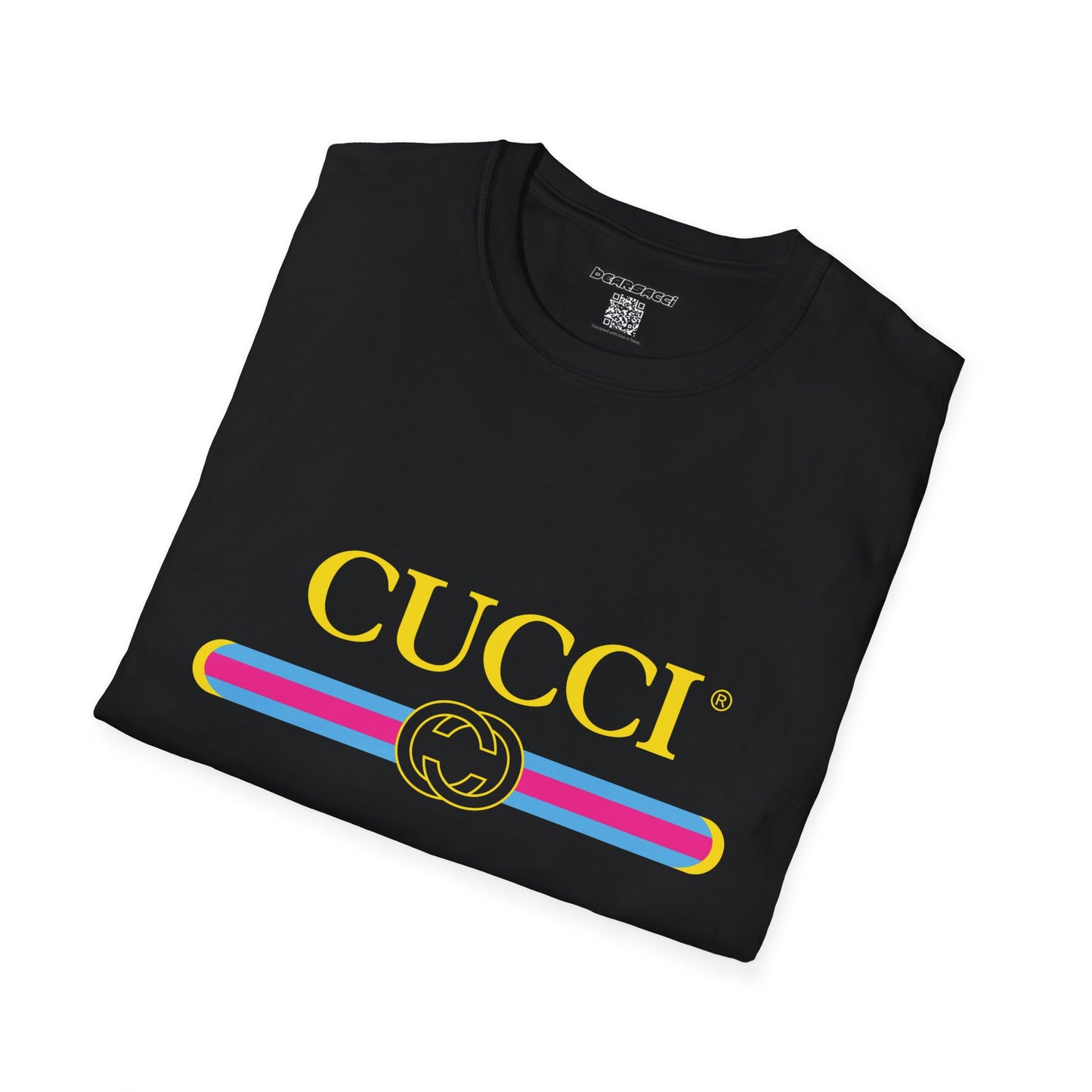 Fake Designer™ X SlutPride™: Cucci Bi Pride Colors│ Softsyle T-shirt