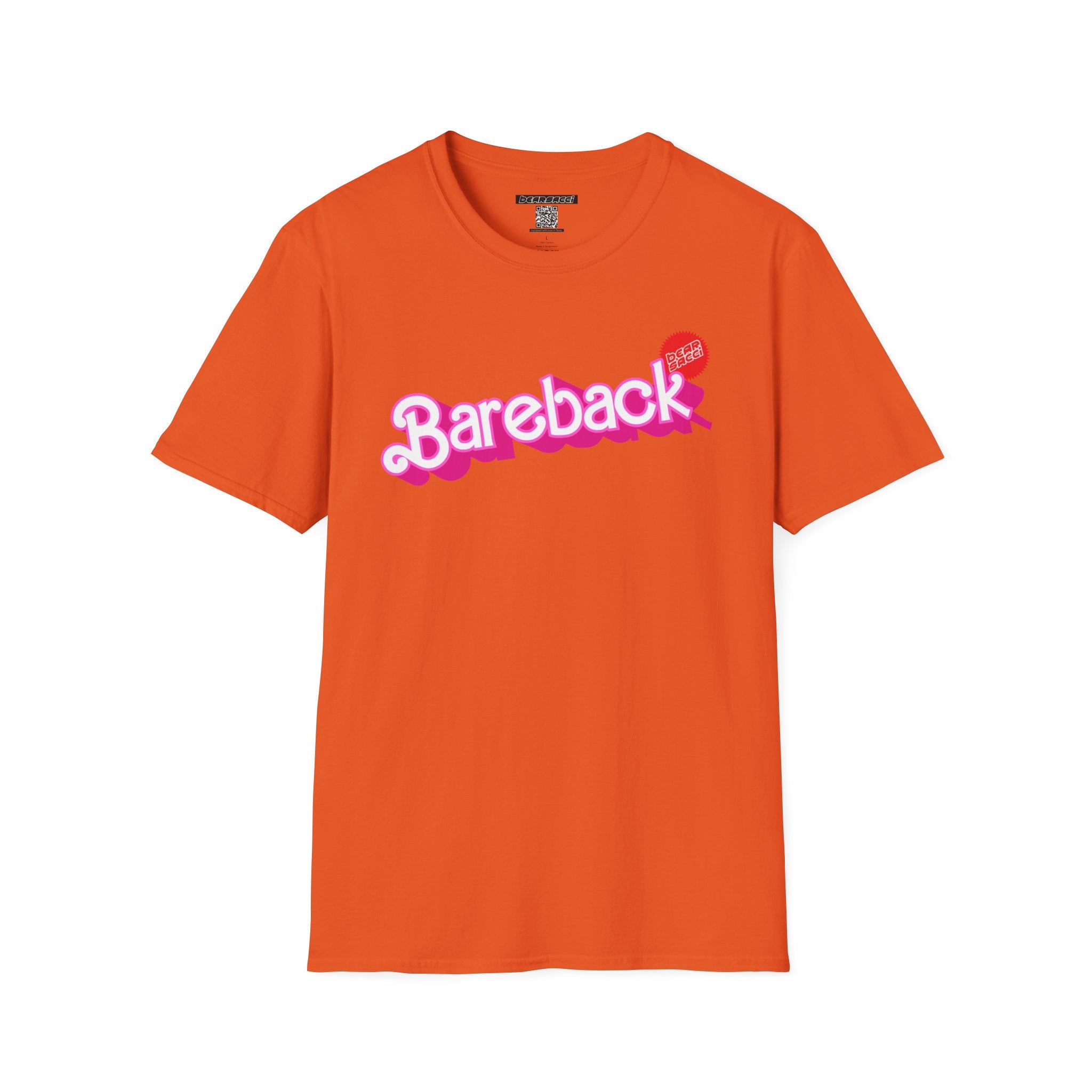 Bearbie® X Slutpride®: Bareback Logo │Softsyle T-shirt